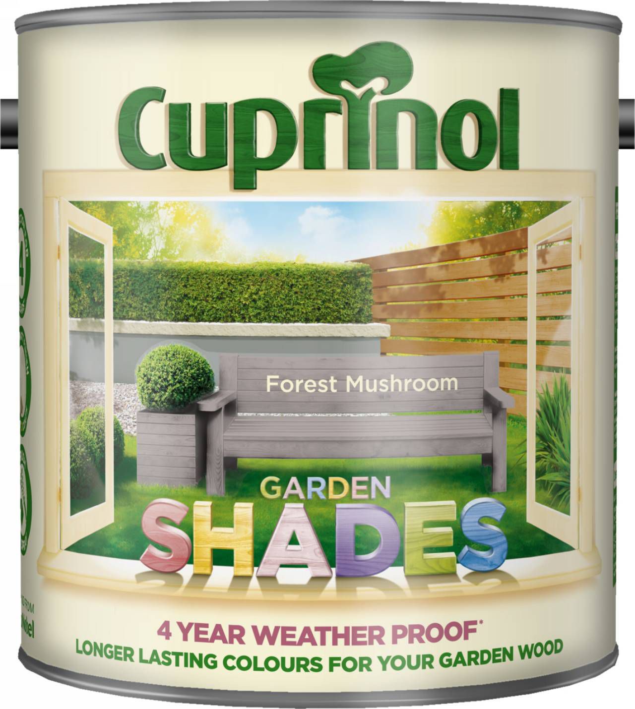 Cuprinol Garden shades Forest mushroom Matt Wood paint, 2.5L | DIY at B&Q