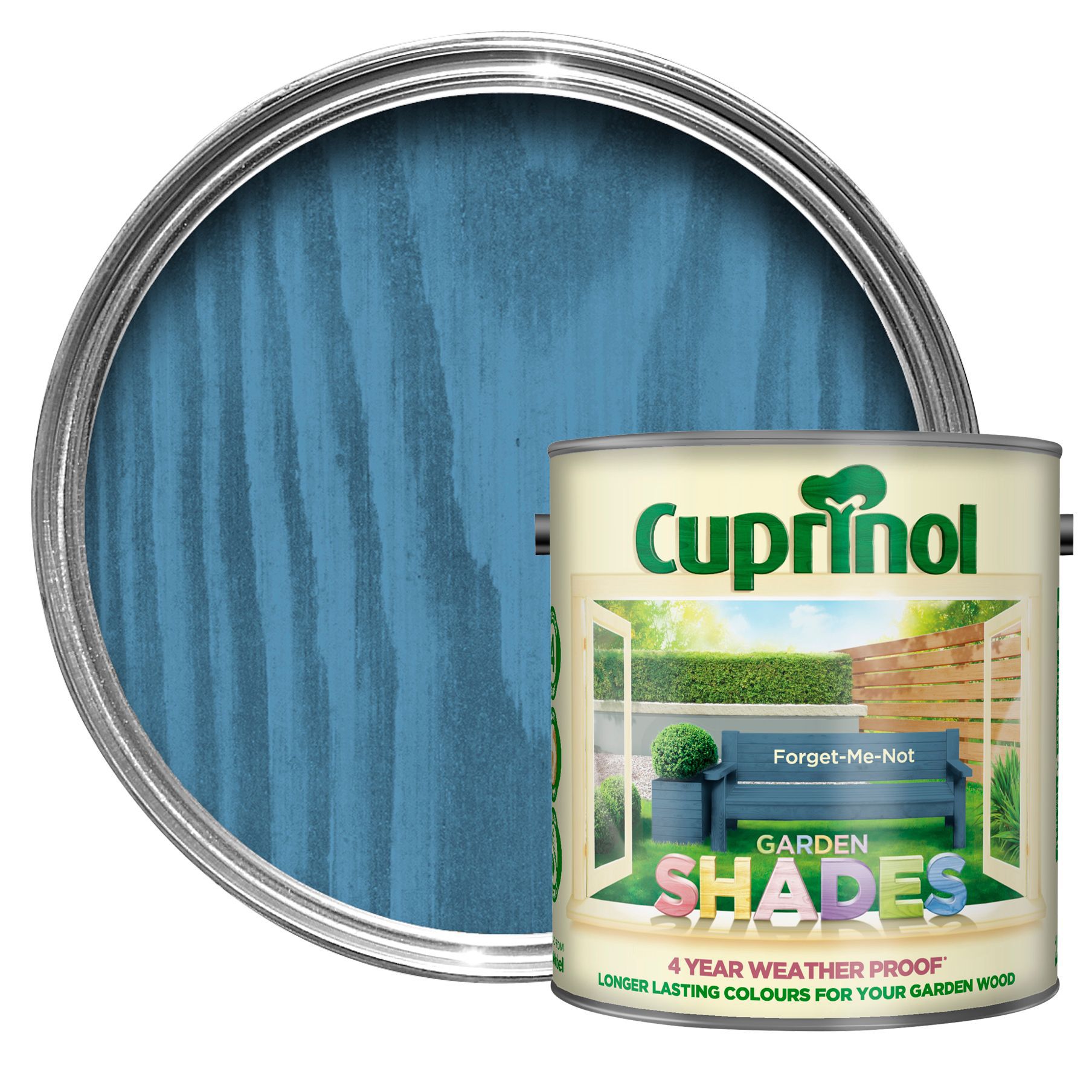 Cuprinol Garden shades Forget me not Matt Exterior Wood paint, 5L Tin