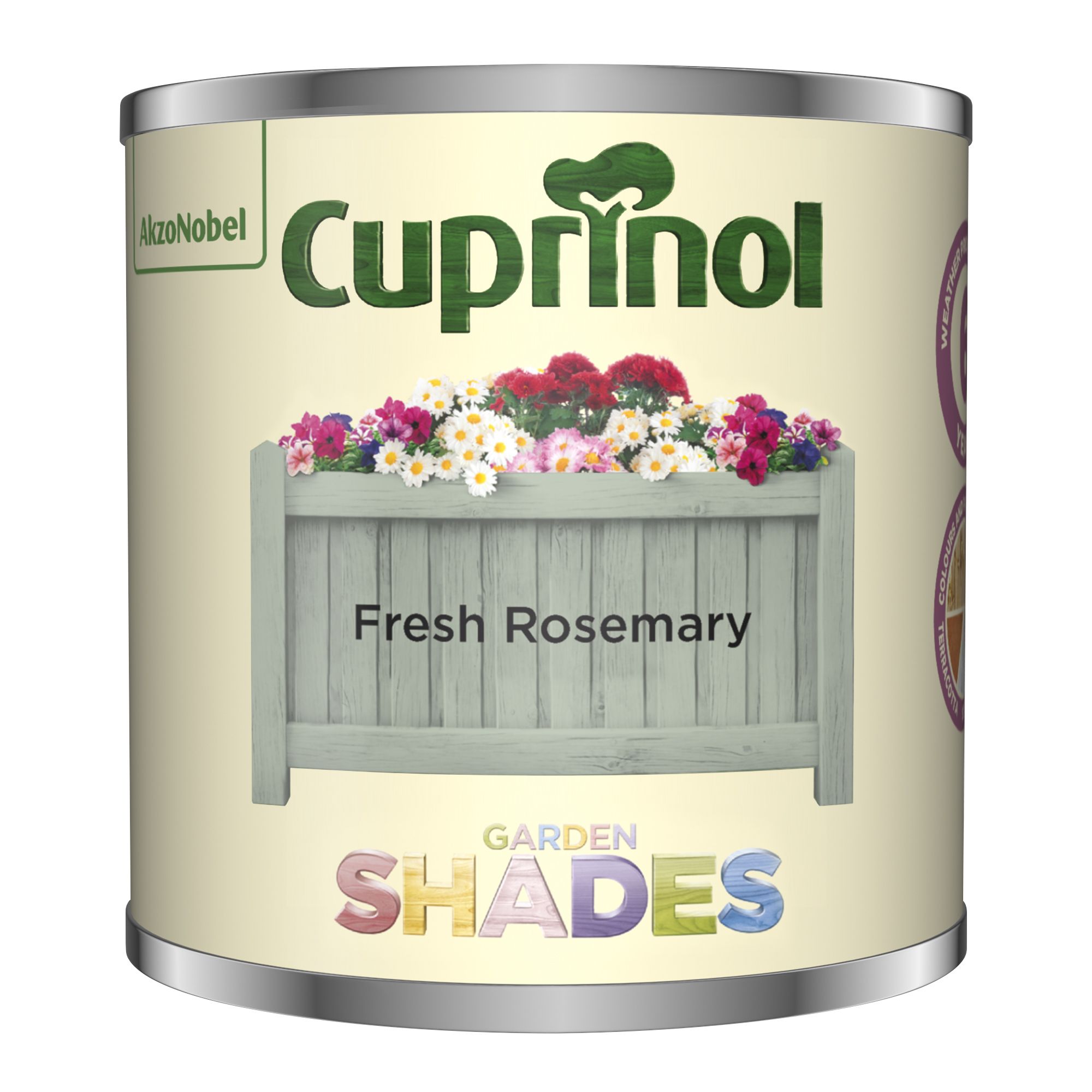 Cuprinol Garden shades Fresh rosemary Matt Multi-surface Exterior Fencing & sheds Protector Wood paint, 125ml Tester pot