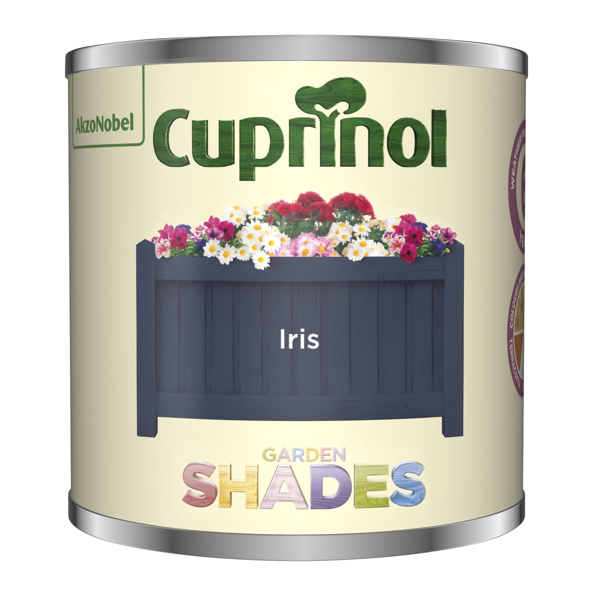 Cuprinol Garden shades Iris Matt Multi-surface Exterior Fencing & sheds Protector Wood paint, 125ml Tester pot