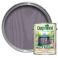 Cuprinol Garden shades Lavender Matt Multi-surface Exterior Wood paint, 5L