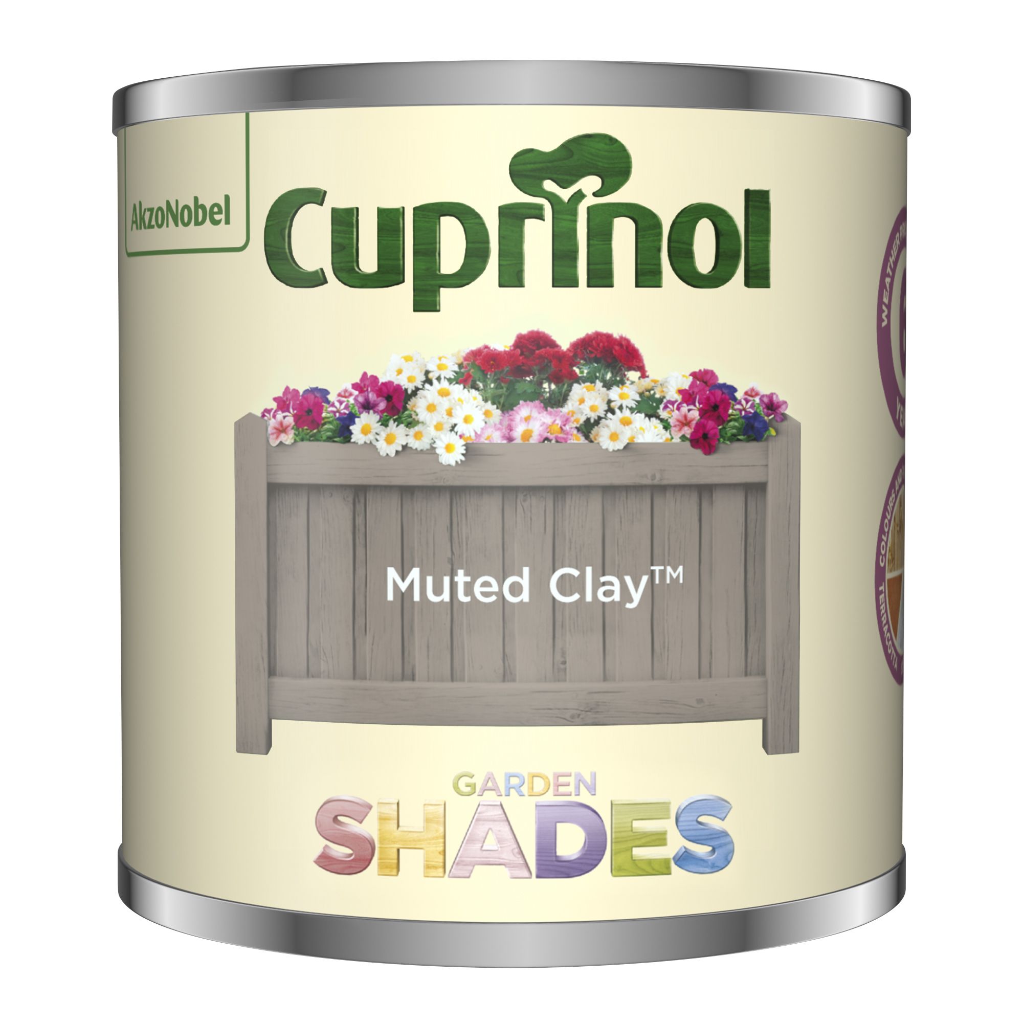 Cuprinol Garden shades Muted clay Matt Multi-surface Exterior Fencing & sheds Protector Wood paint, 125ml Tester pot