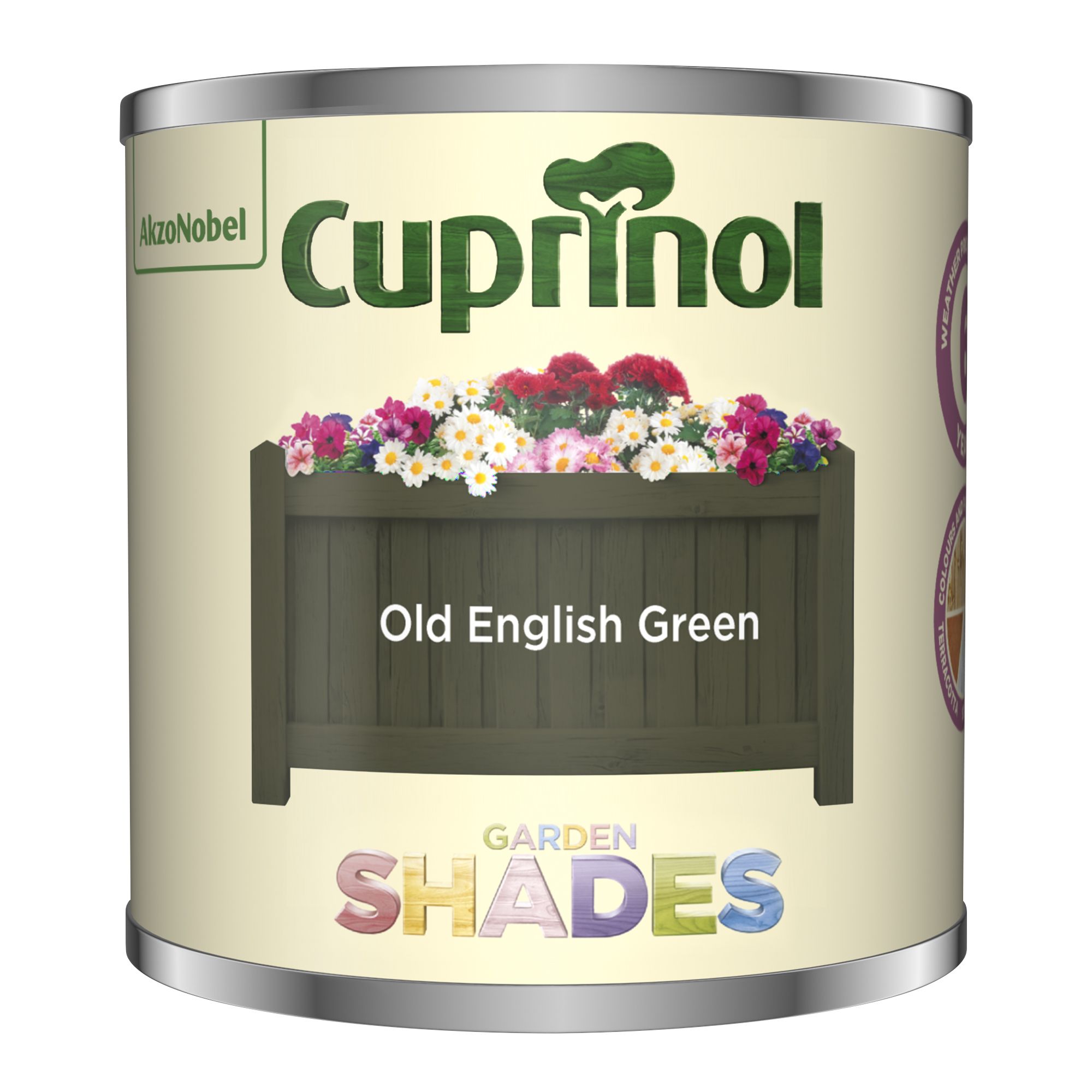 Cuprinol Garden shades Old English Green Matt Multi-surface Exterior Fencing & sheds Protector Wood paint, 125ml Tester pot