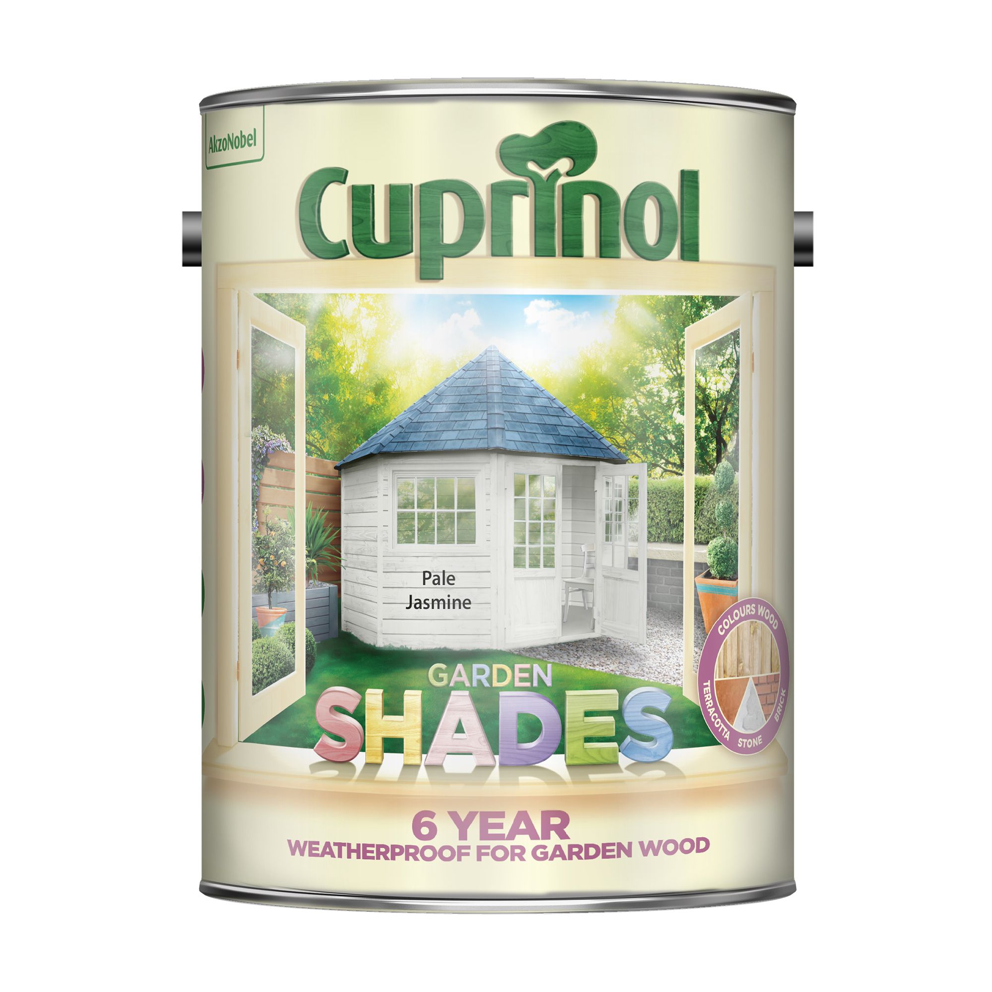 Cuprinol Garden shades Pale Jasmine Matt Multi-surface Exterior Paint, 5L Tin