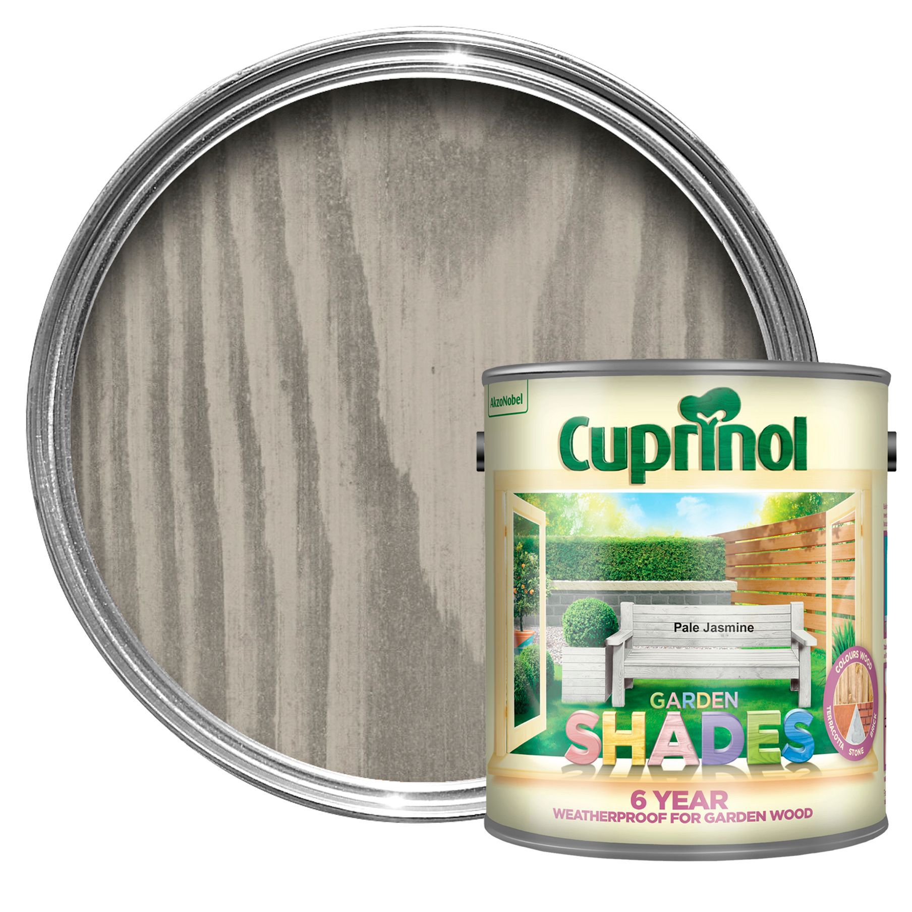 Cuprinol Garden shades Pale jasmine Matt Wood paint, 2.5L DIY at B&Q