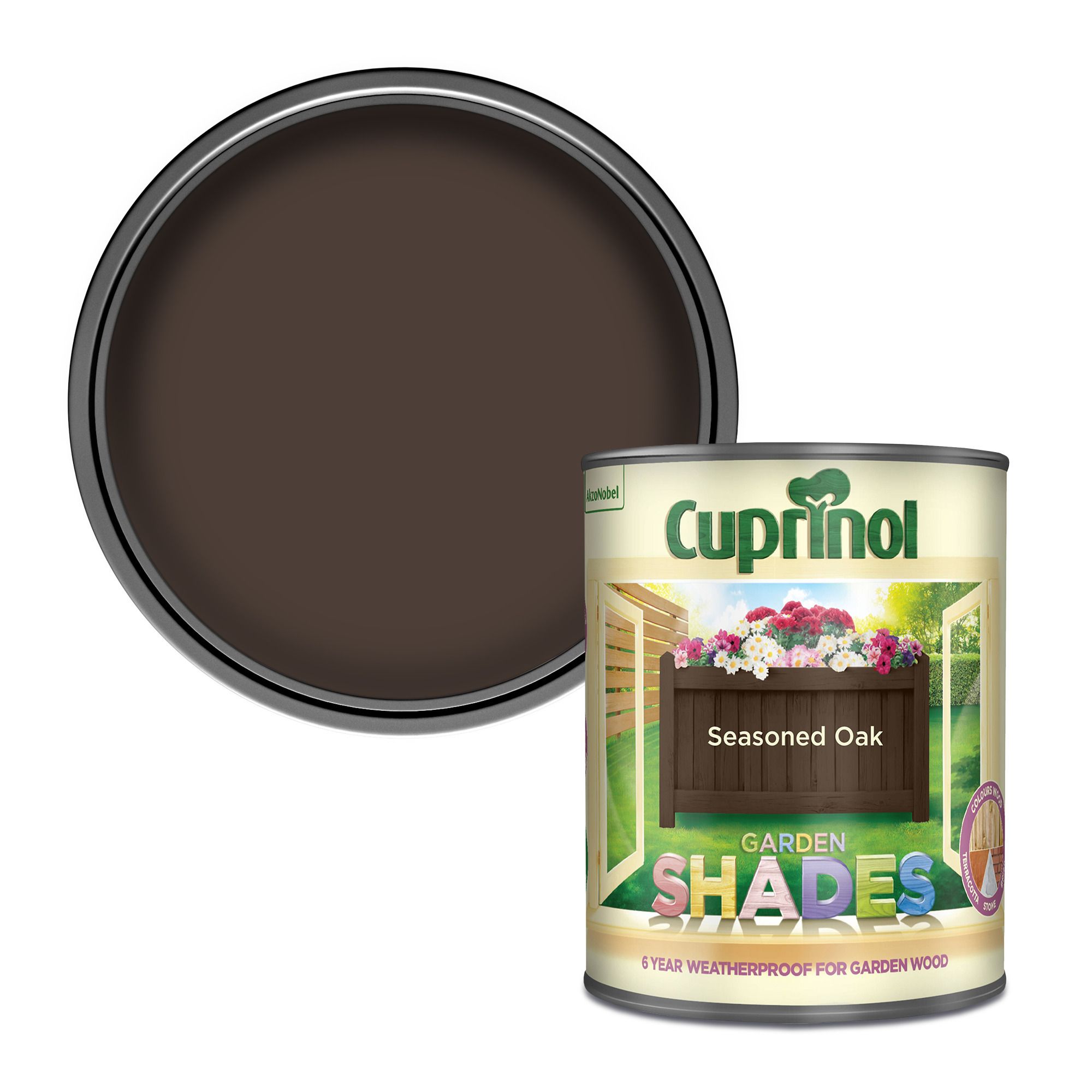 Cuprinol Garden shades Seasoned oak Matt Multisurface Exterior Wood