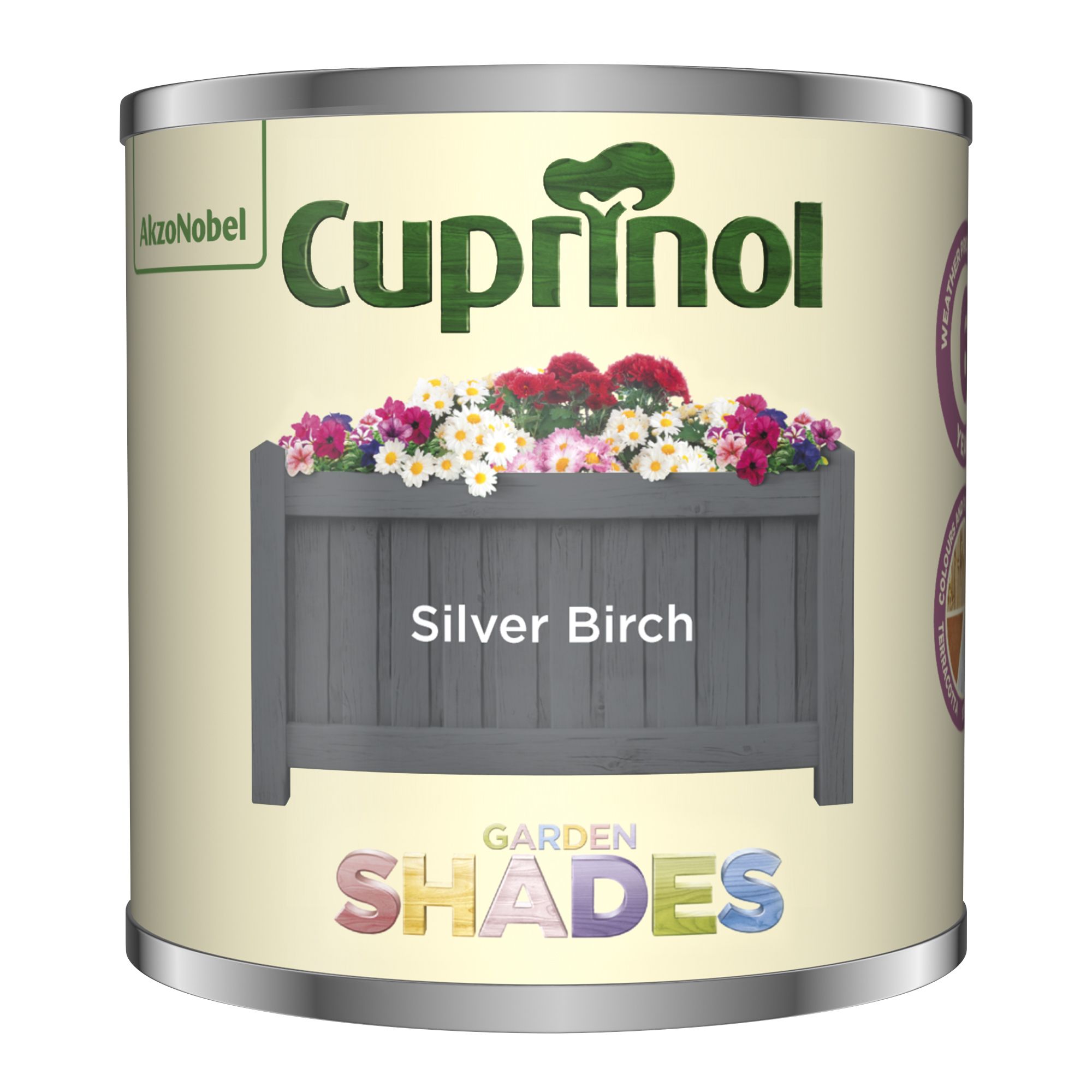 Cuprinol Garden shades Silver Birch Matt Multi-surface Exterior Fencing & sheds Protector Wood paint, 125ml Tester pot