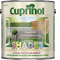 Cuprinol Garden shades Silver birch Matt Multi-surface Exterior Wood paint, 2.5L
