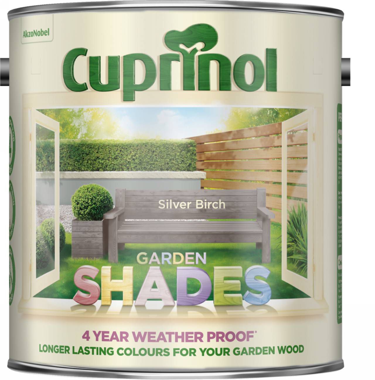 Cuprinol Garden Shades Silver Birch Matt Wood Paint 2 5l Diy At B Q