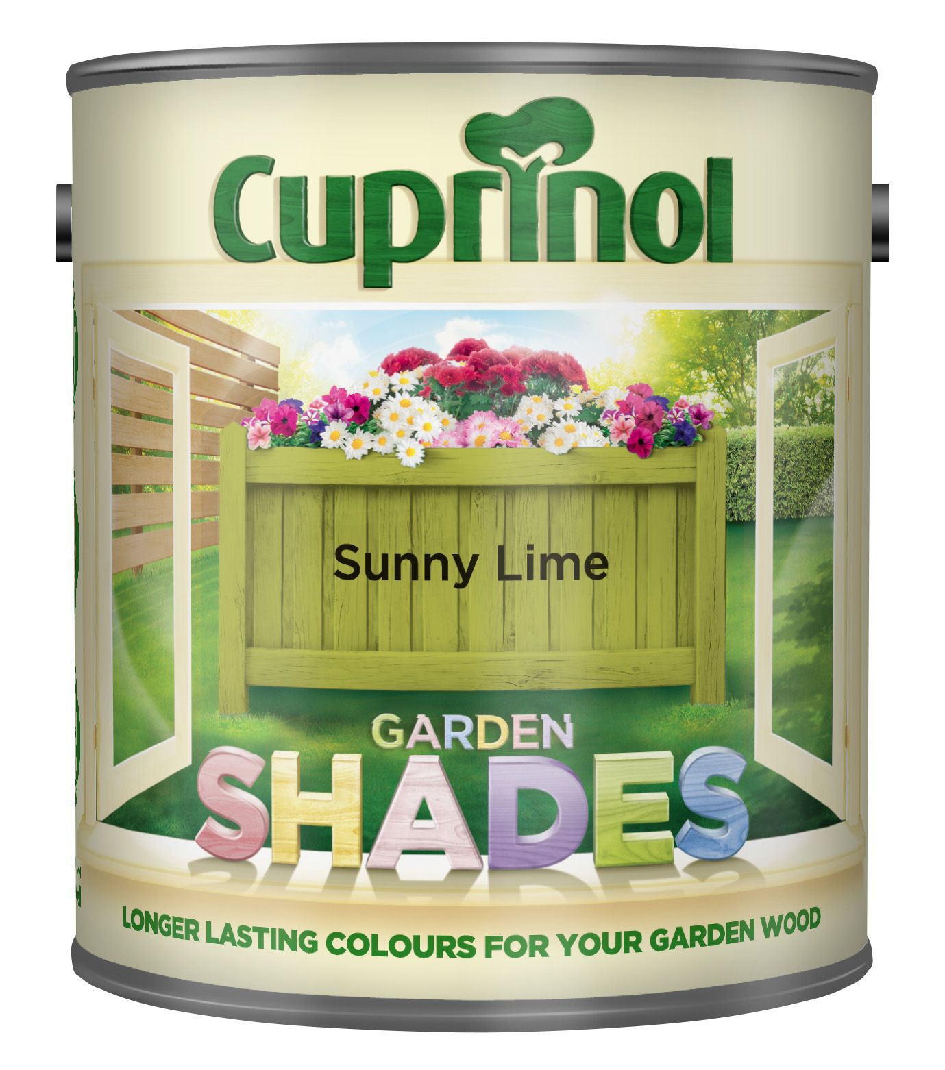 Cuprinol Garden shades Sunny lime Matt Multi-surface Exterior Wood paint, 1L