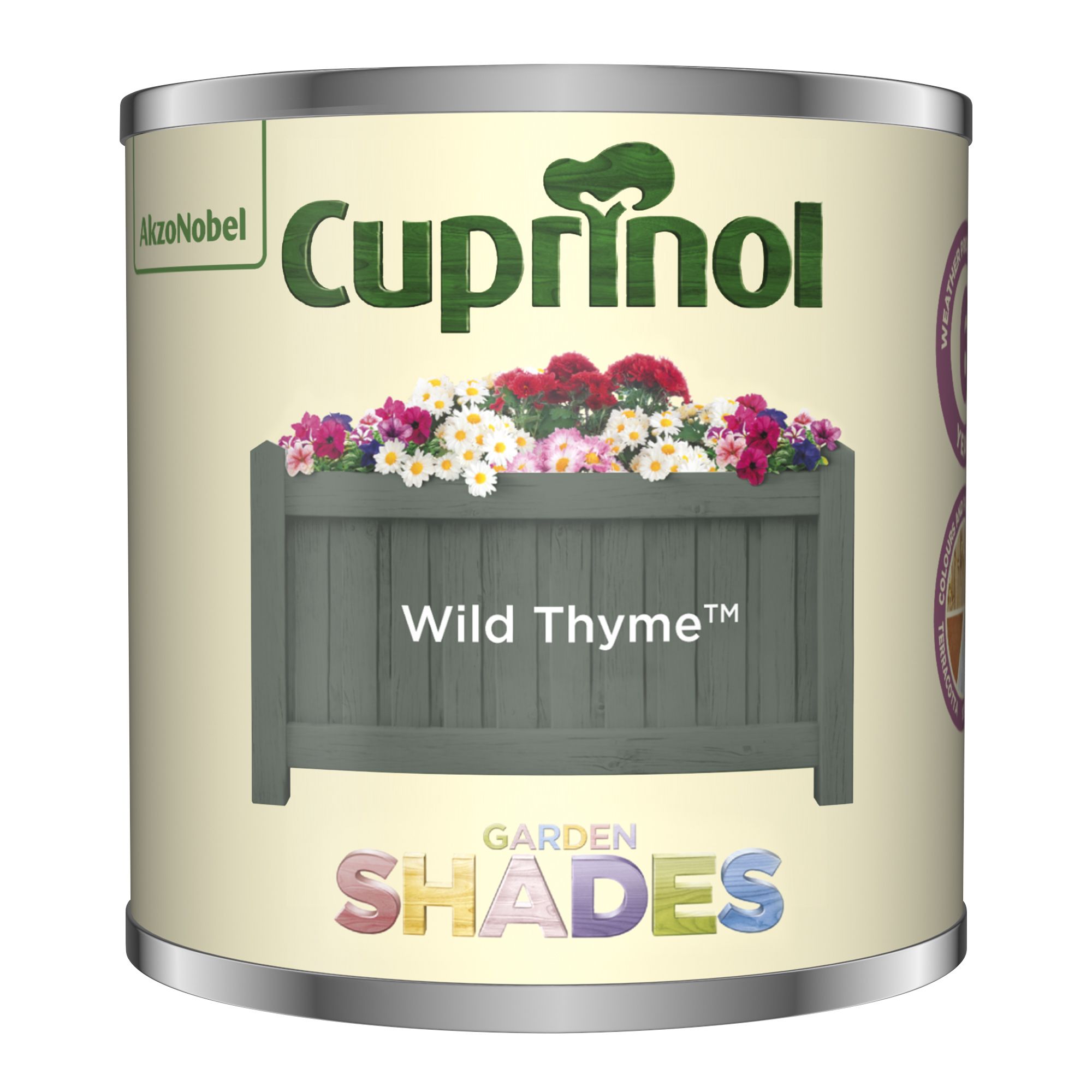 Cuprinol Garden shades Wild thyme Matt Multi-surface Exterior Fencing & sheds Protector Wood paint, 125ml Tester pot
