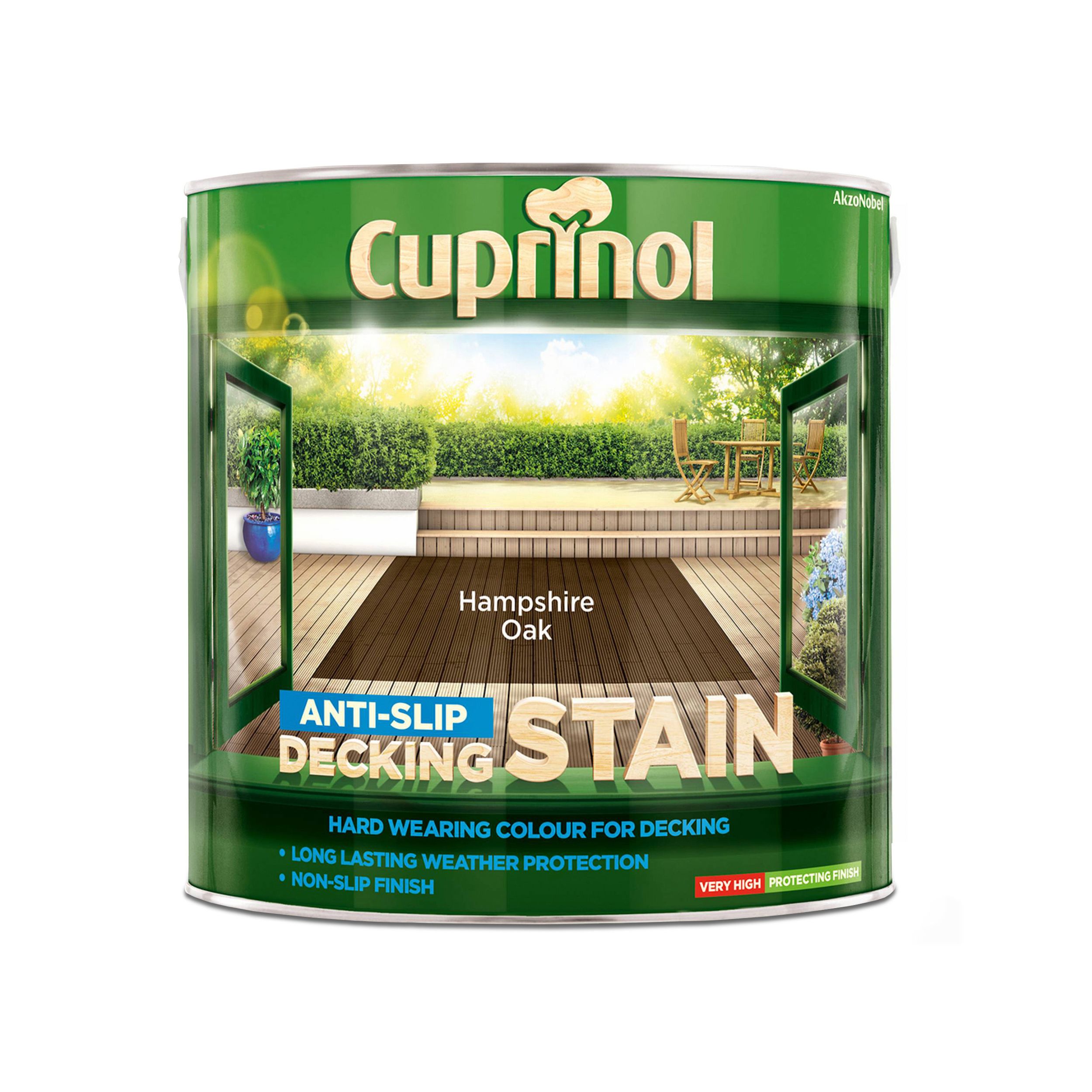 Cuprinol Hampshire oak Matt Decking Wood stain, 2.5L DIY at B&Q