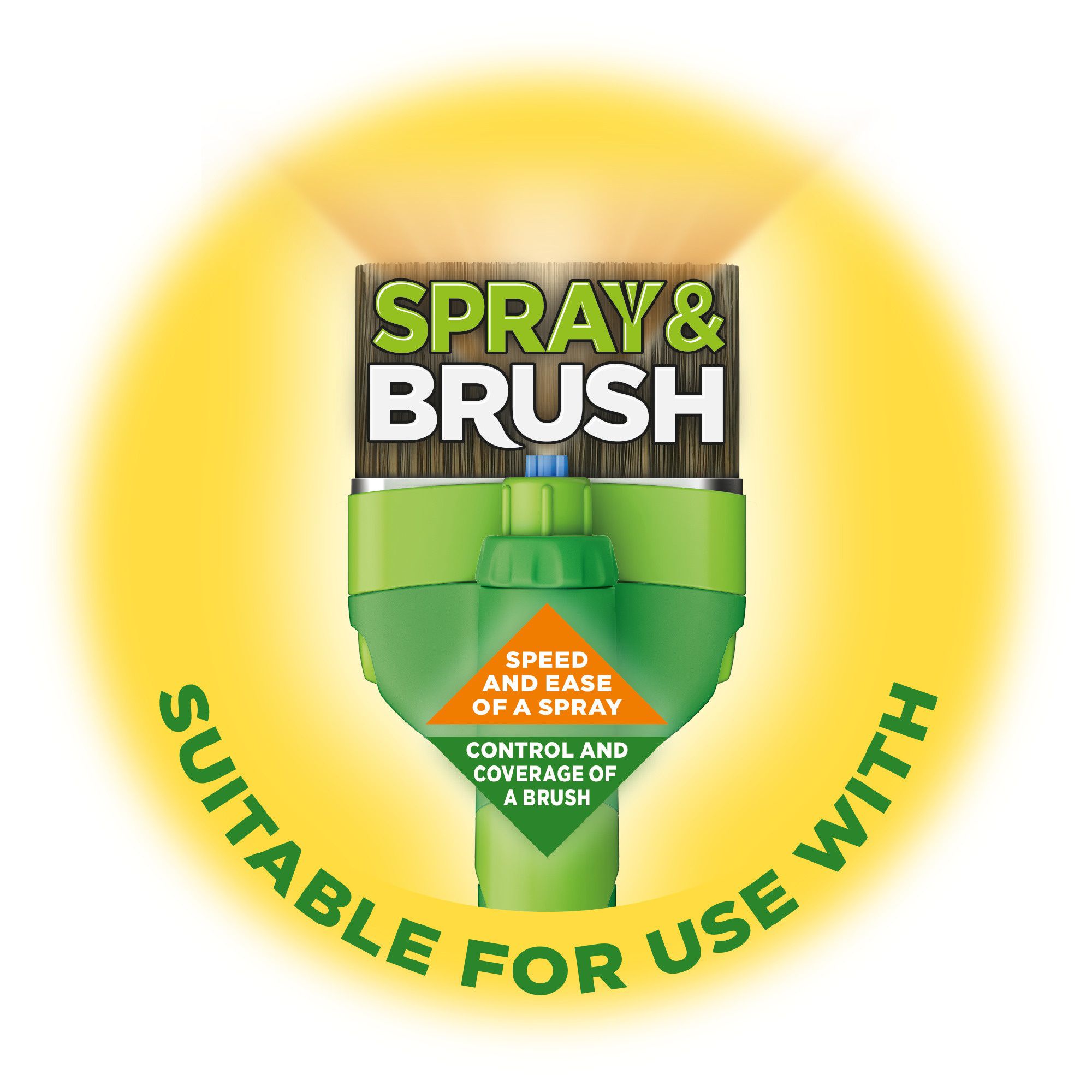 Cuprinol One coat sprayable Forest green Matt Exterior Fence & shed Treatment Wood paint, 5L