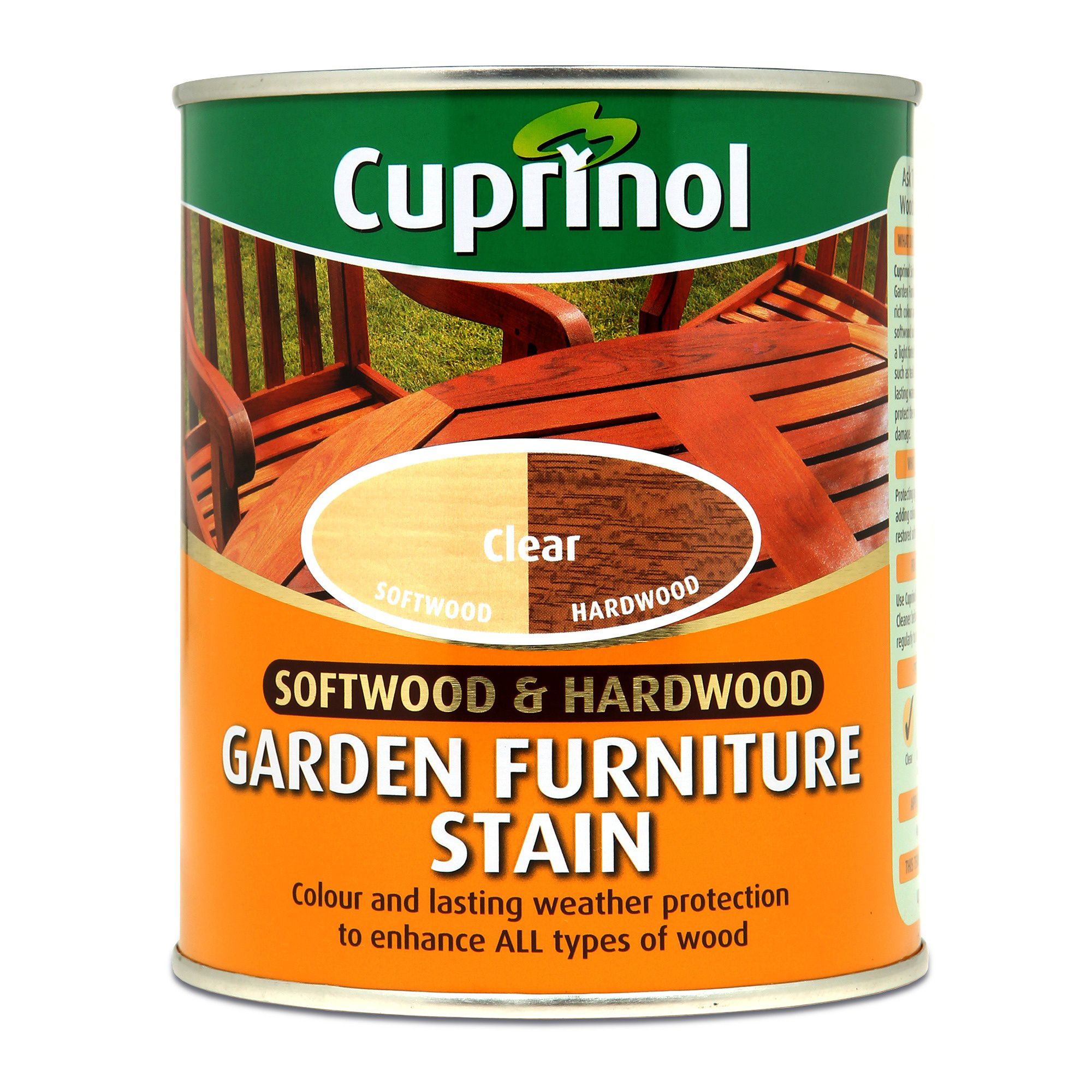 Cuprinol Softwood Hardwood Clear Furniture Wood Stain 750ml Diy At B Q