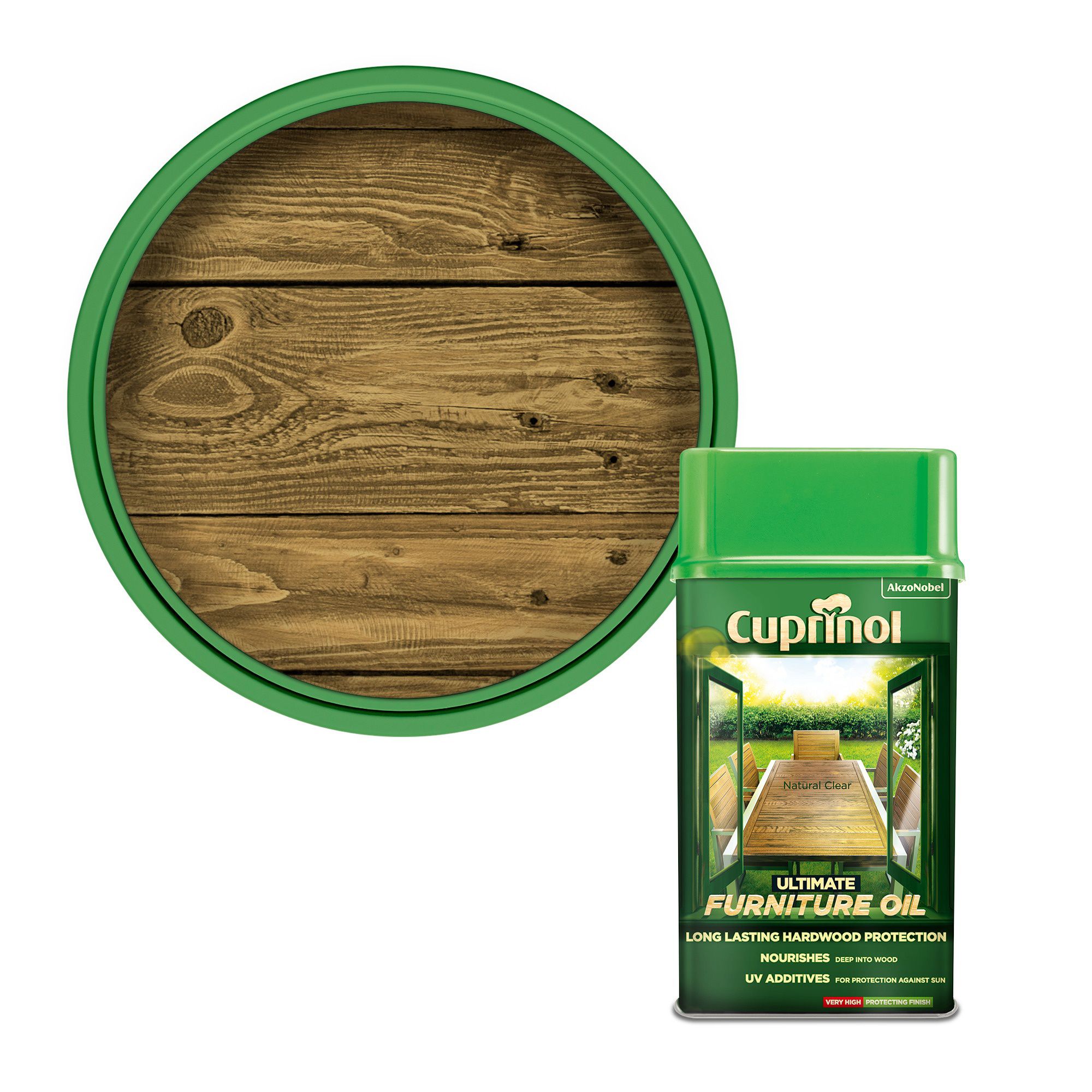 Cuprinol Ultimate Clear Furniture Wood oil, 1L DIY at B&Q