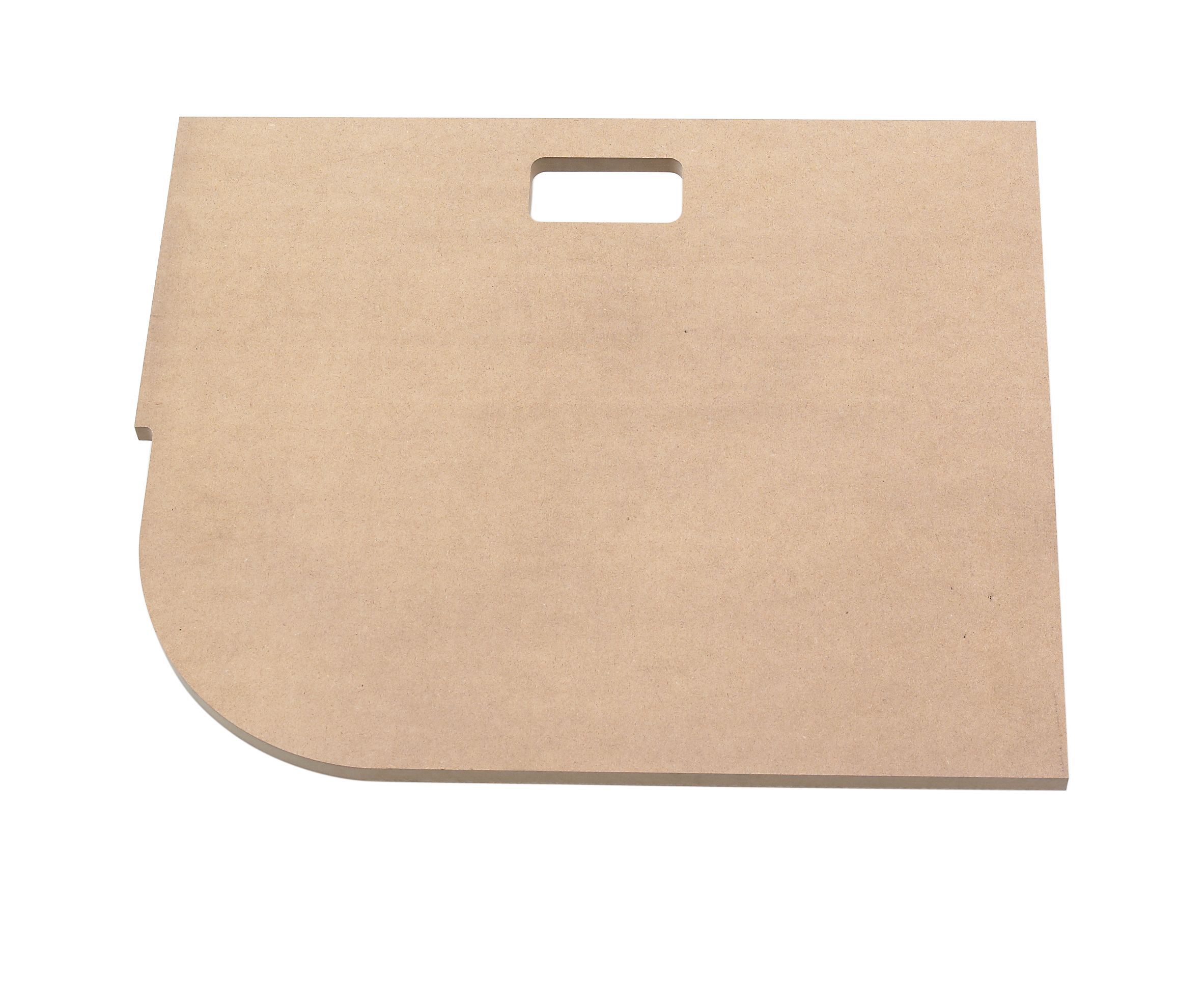 Curved edge worktop jig DIY at B&Q