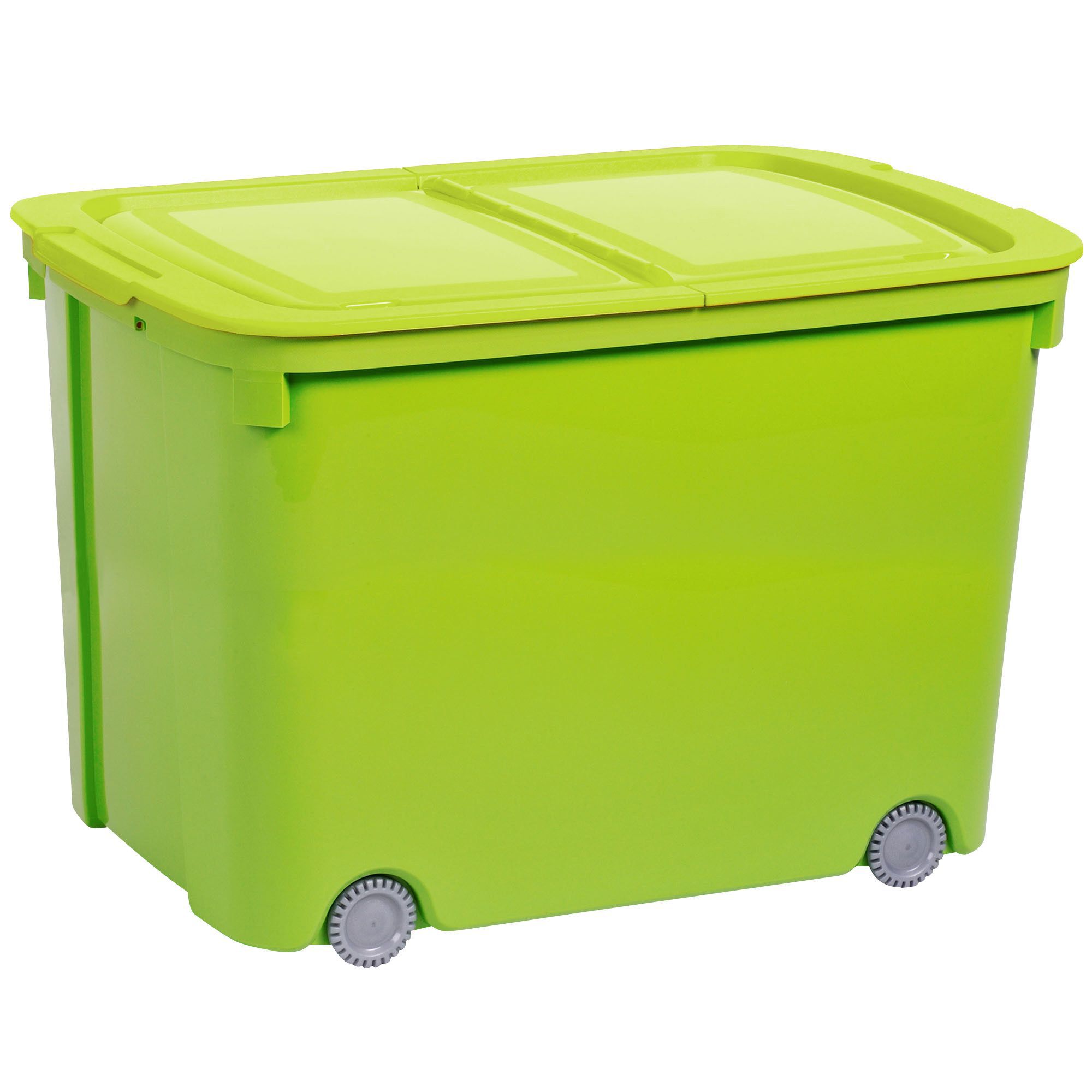 Curver Green 70L Storage box DIY at B&Q