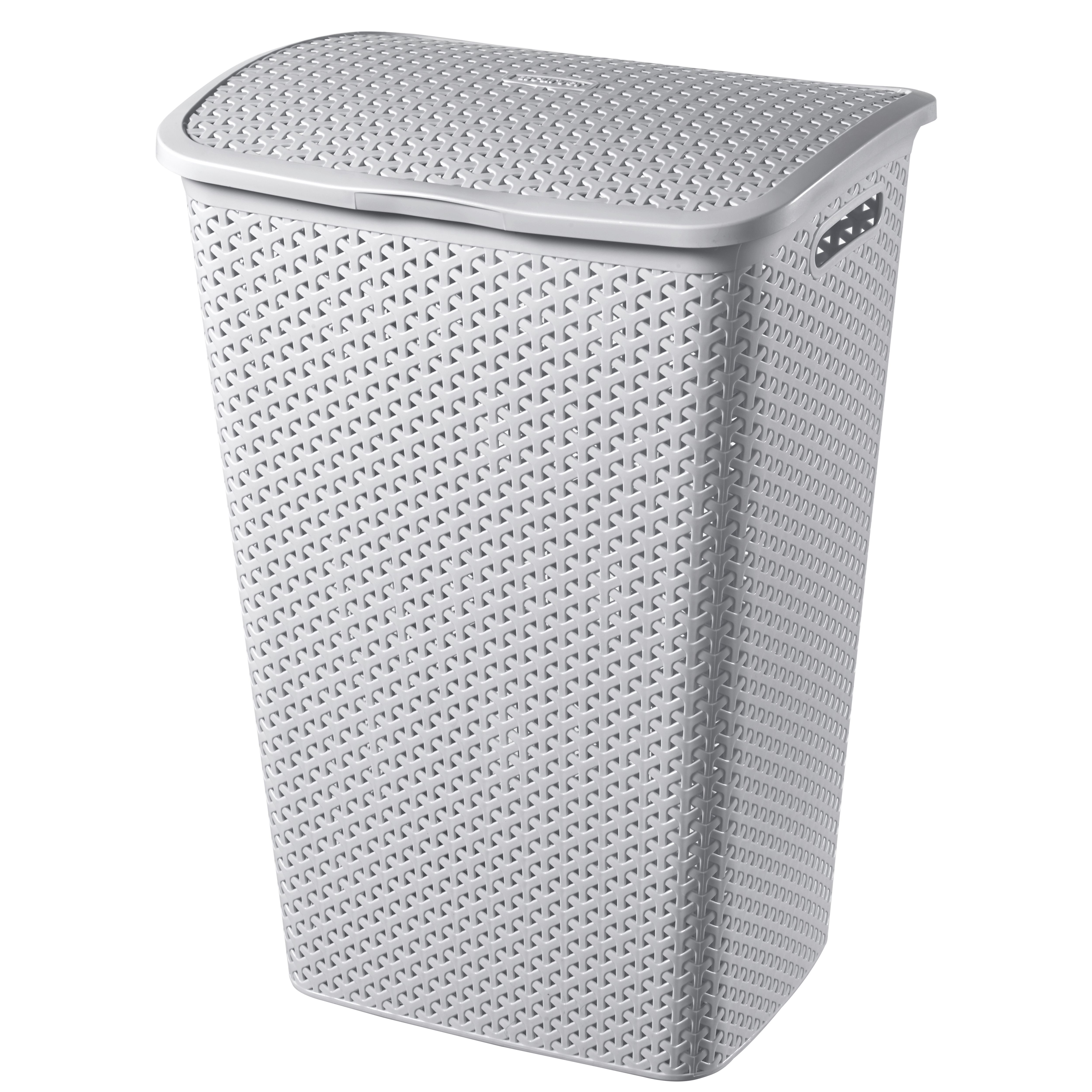 Curver My Style Grey Plastic Laundry hamper, 55L