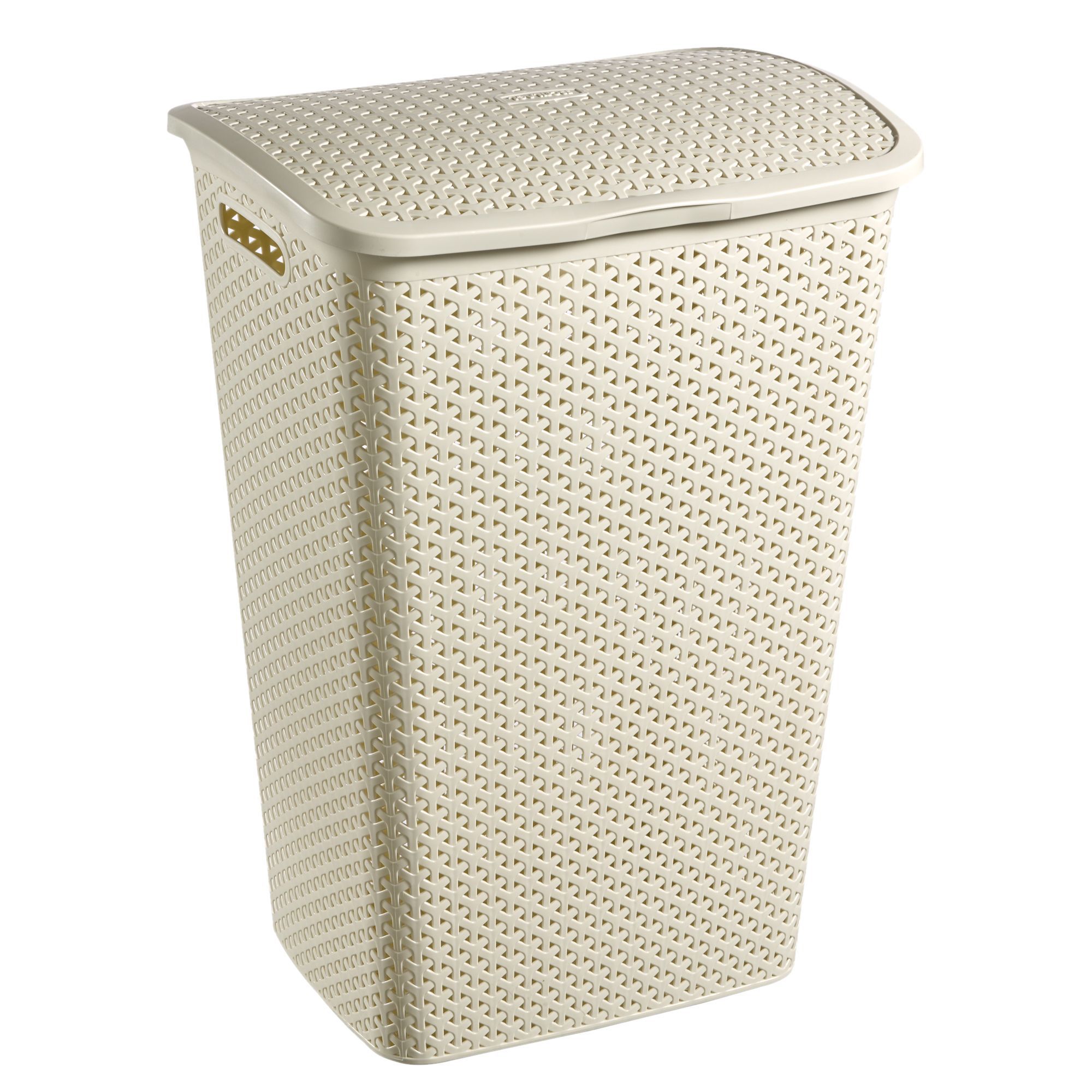 Curver My style White Laundry hamper (H)60.5cm (W)33cm (D)43cm DIY at B&Q