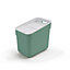 Curver Ready To Collect Green Plastic Rectangular Freestanding Kitchen Bin, 20L