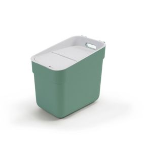 Curver Ready To Collect Green Plastic Rectangular Freestanding Kitchen Bin, 20L