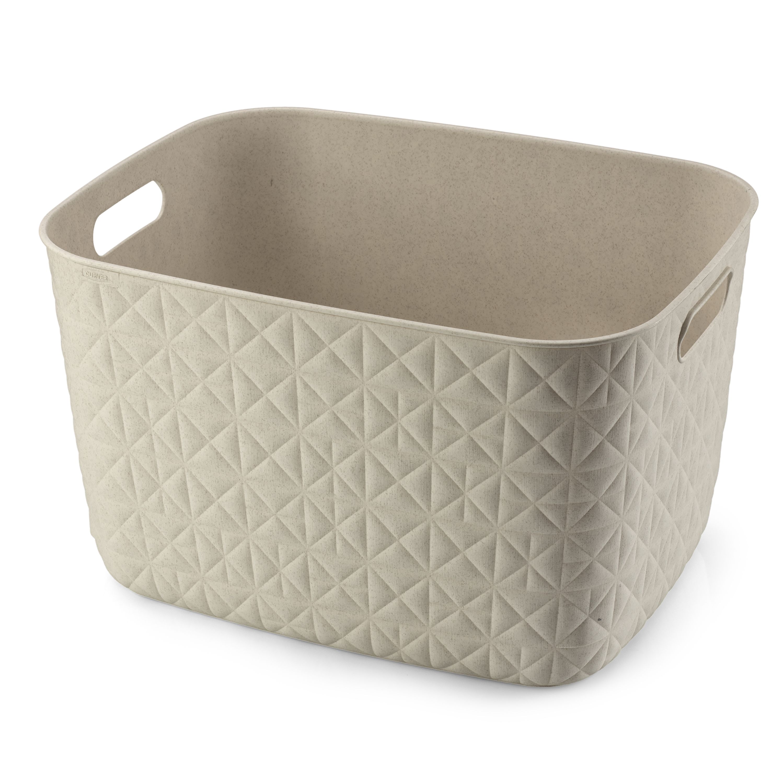 Curver Softex Geometric Matt chalk white Plastic Large Stackable