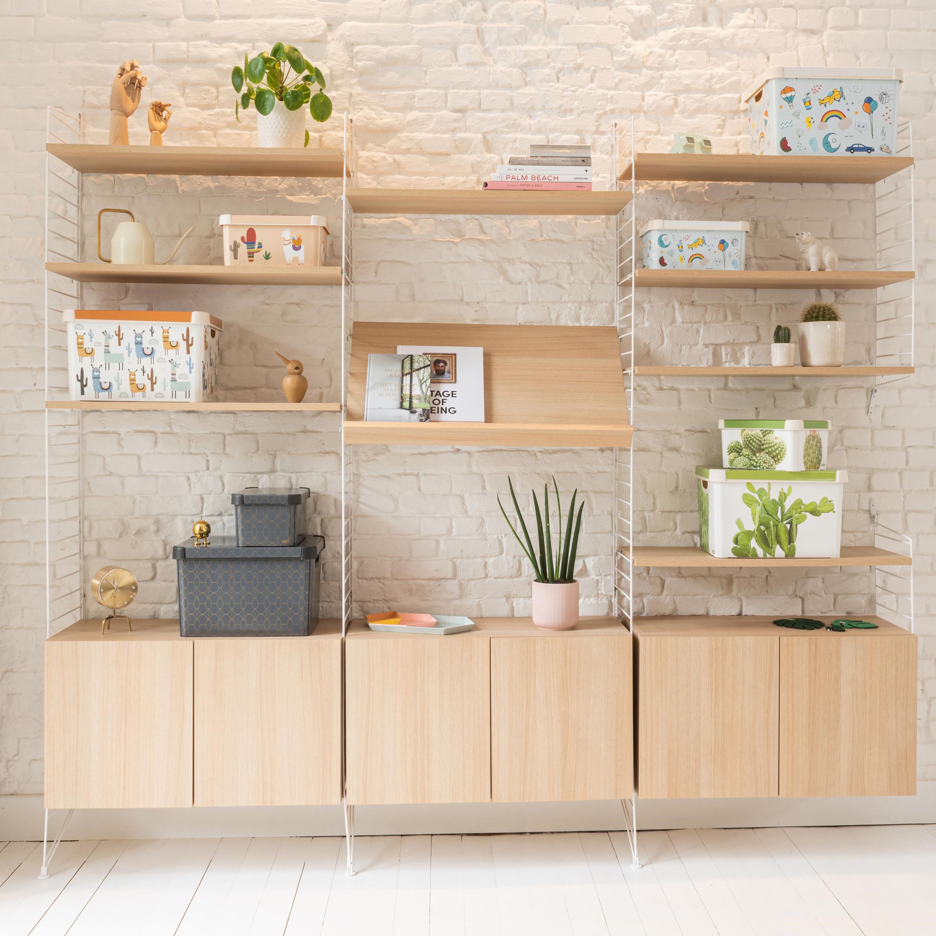 Curver Decorative Stockholm Box 22L 22 Litre London Themed Storage