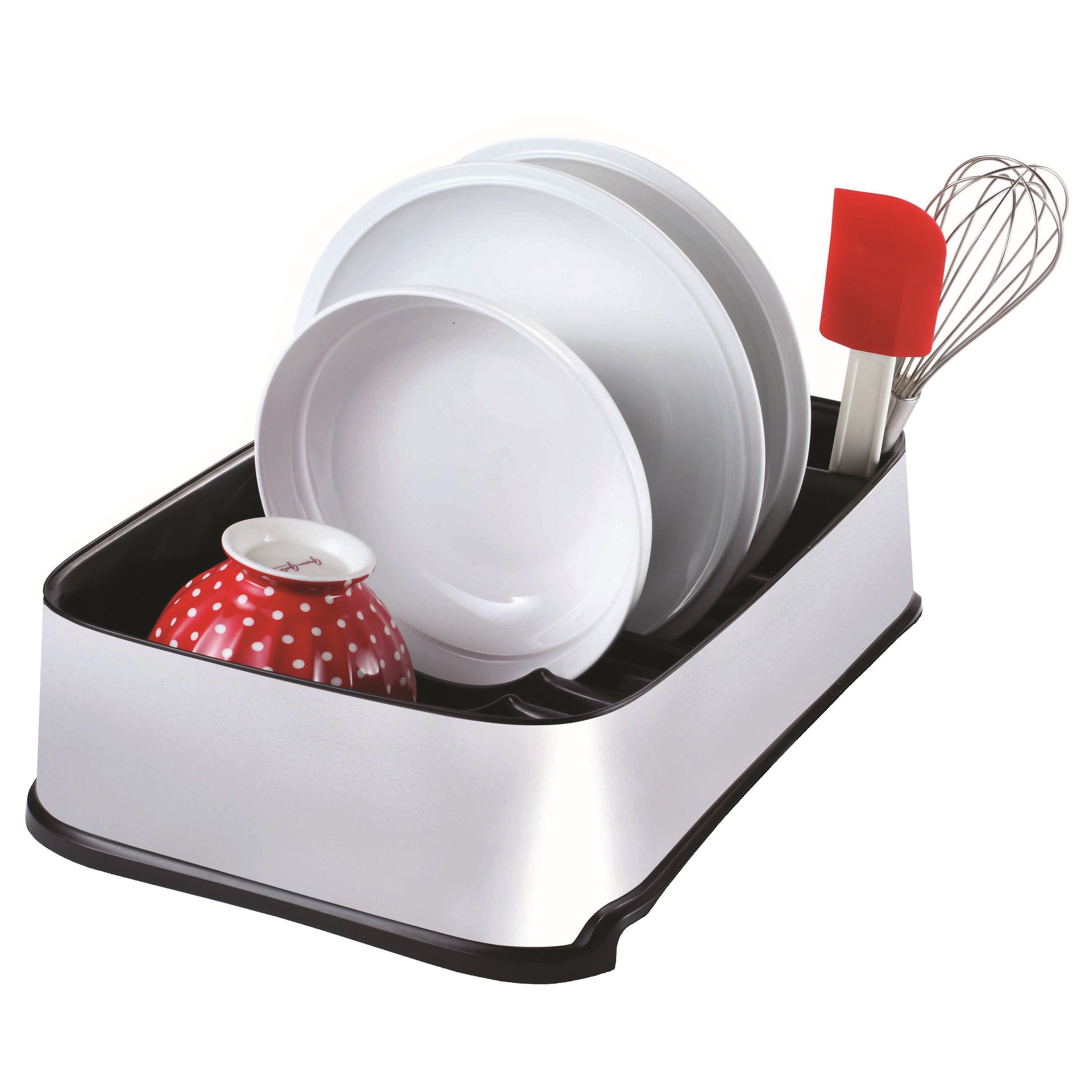 Curver Urban Chrome effect Rectangular Drainer, (W)394mm