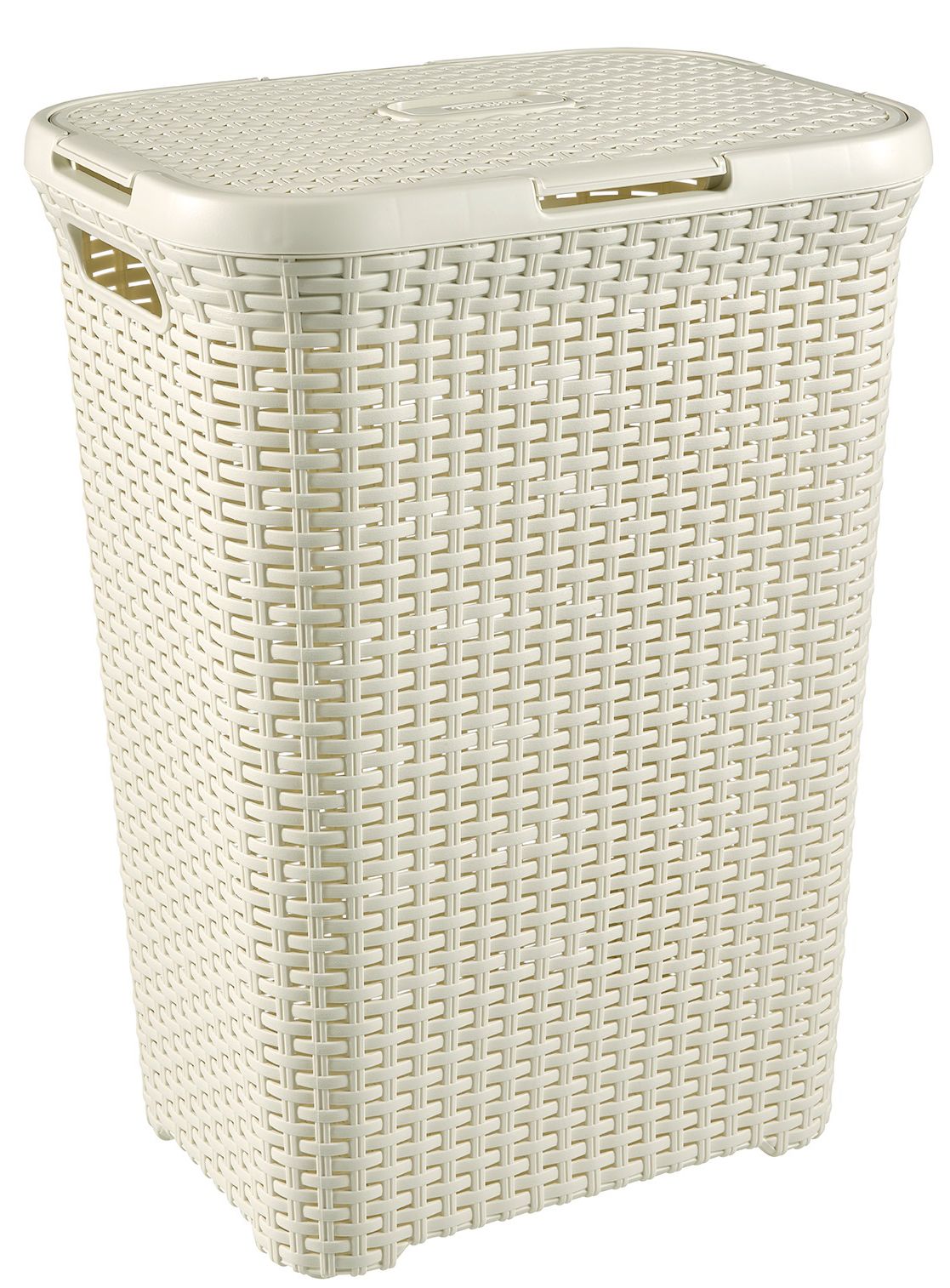 Curver Vintage white Plastic Laundry hamper 60L