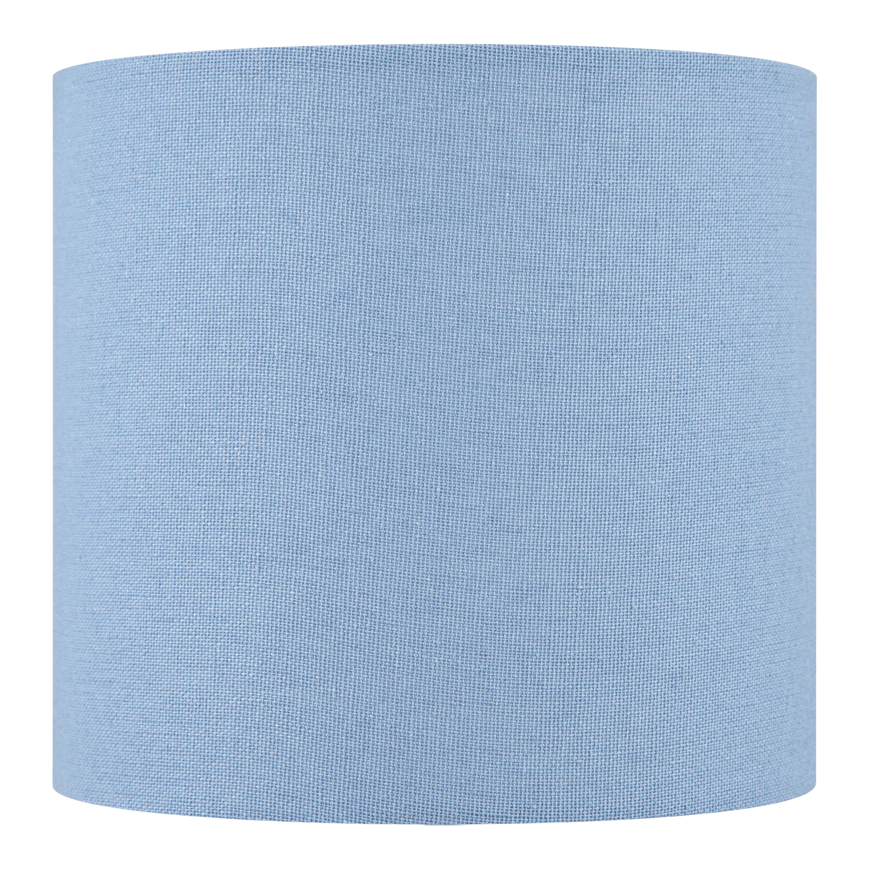 Cylinder White & Blue Table lamp