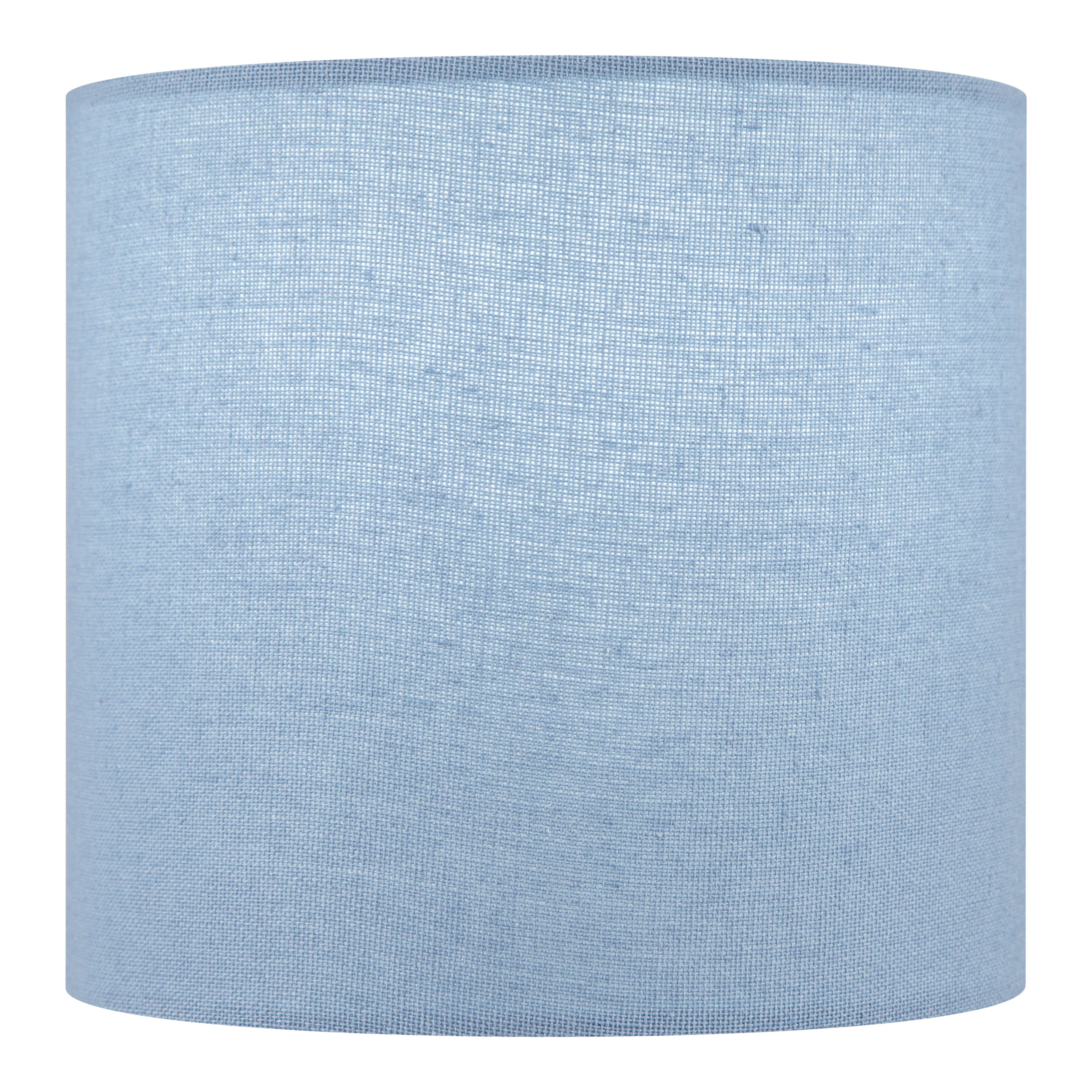 Cylinder White & Blue Table lamp