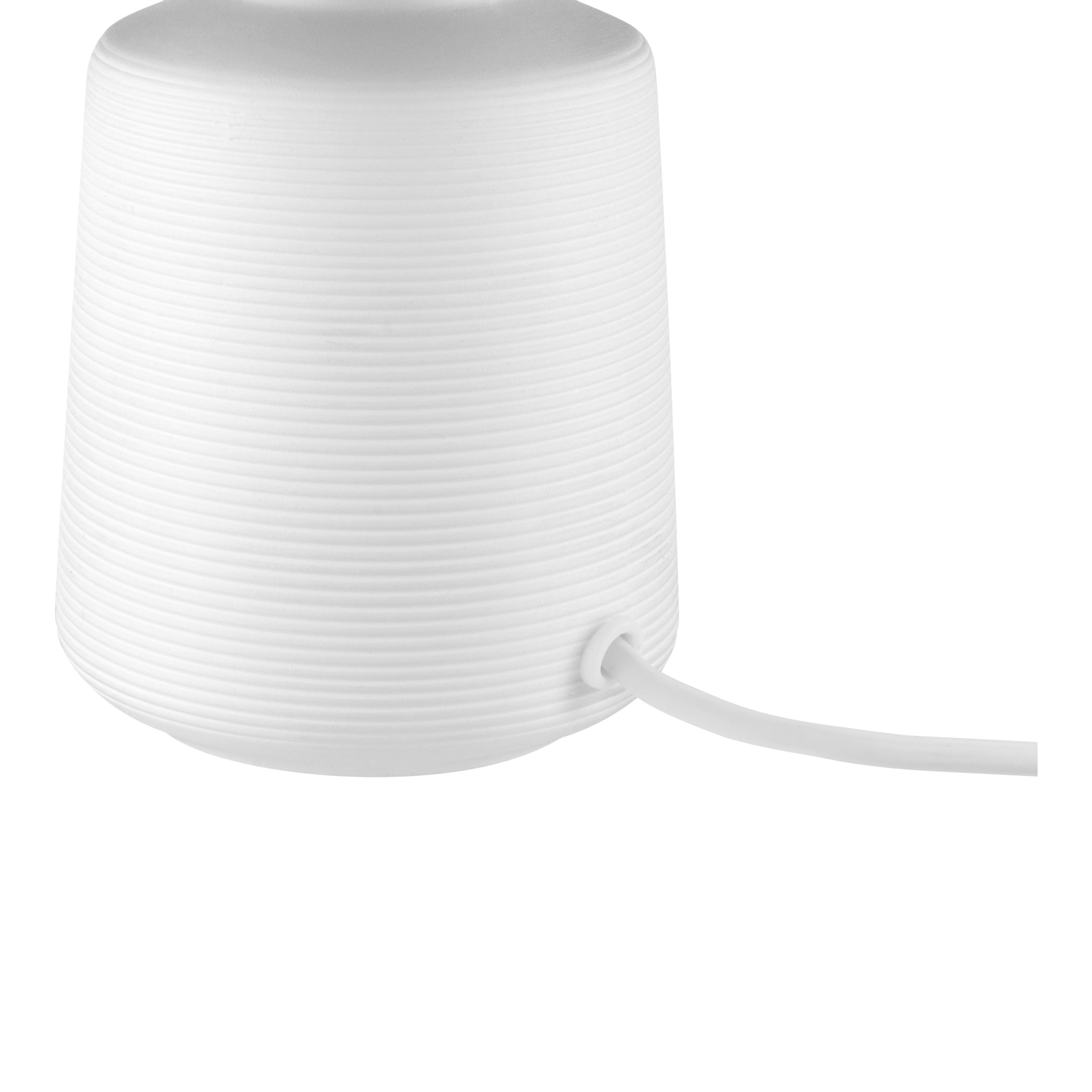 Cylinder White & Blue Table lamp
