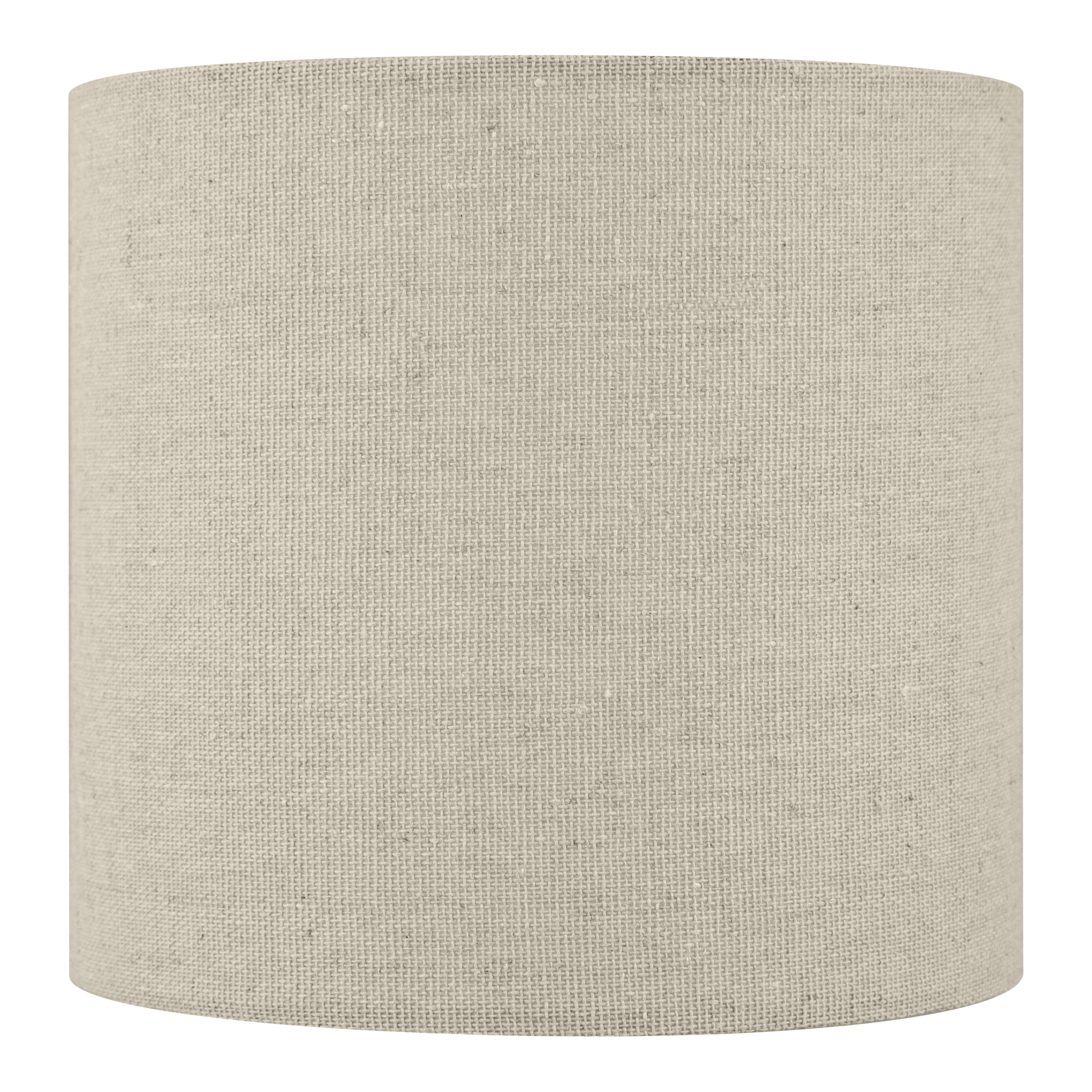 Cylinder White & Taupe Table lamp