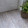 D-C-Fix Floor covering Grey Rustic Oak Wood effect Self-adhesive Tile, Pack of 11