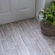 D-C-Fix Floor covering Grey Rustic Oak Wood effect Self adhesive Tiles, Pack of 11
