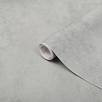 D-C-Fix Grey concrete Mid sheen Brown Concrete effect Self-adhesive film (L)2m (W)675mm