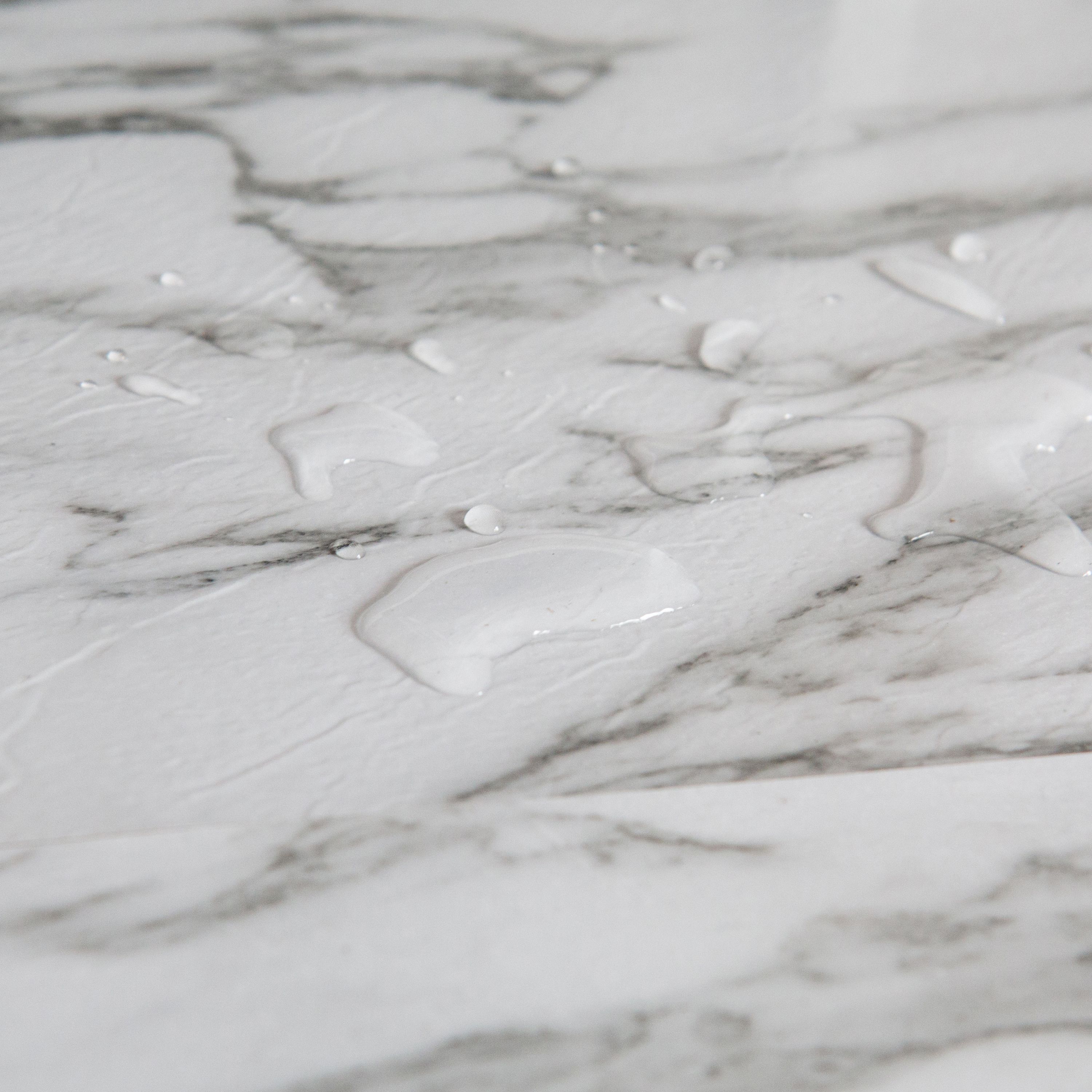 D-C-Fix Grey & white Marble effect Self-adhesive Vinyl tile, 1m²