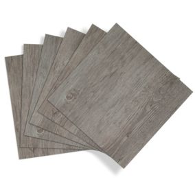 D-C-Fix Grey Wood effect Self-adhesive Vinyl tile, 10.23m²