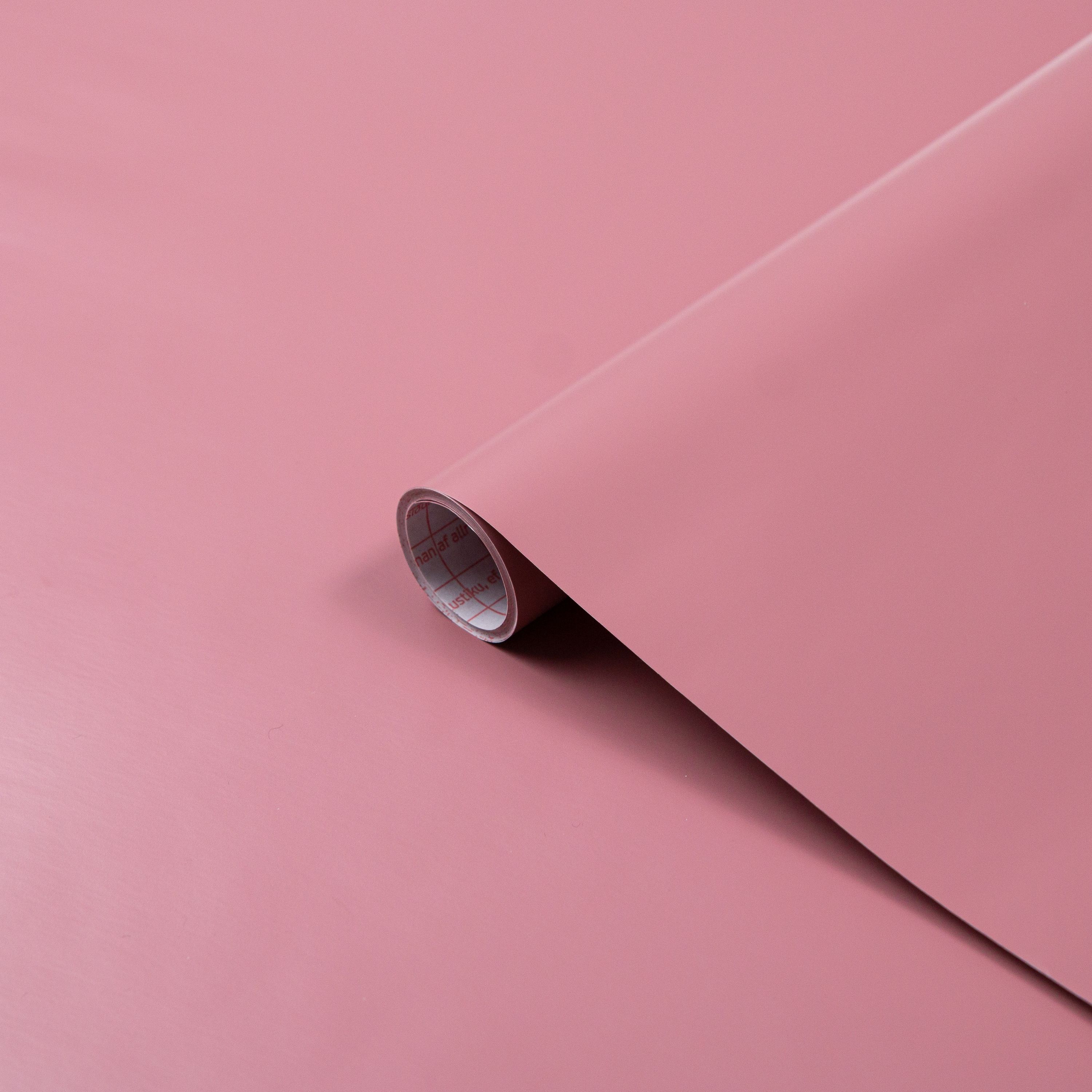 D-C-Fix Matt Ash rose pink Self-adhesive film (L)2m (W)675mm