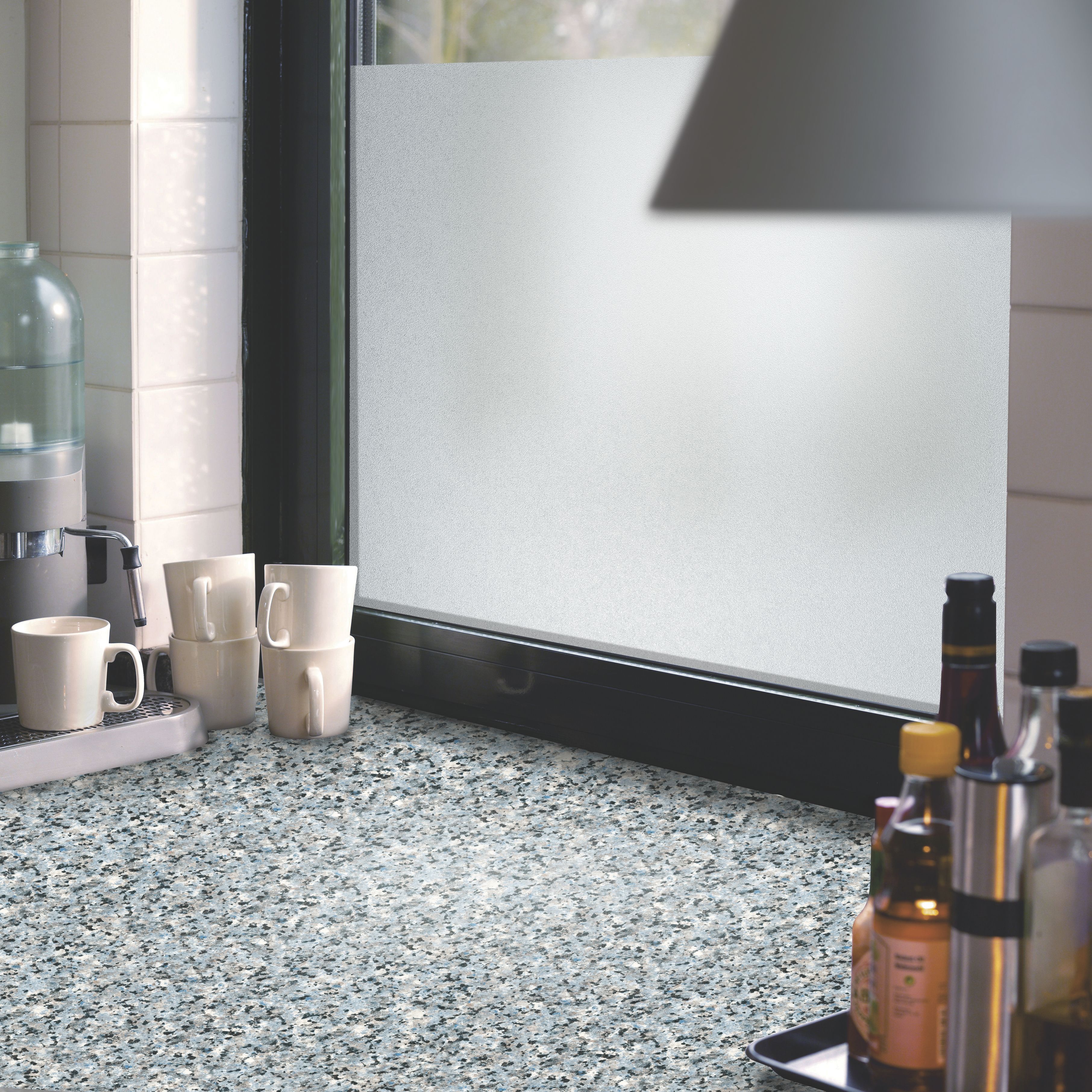 D-C-Fix Matt Grey Granite effect Self-adhesive film (L)2m (W)675mm