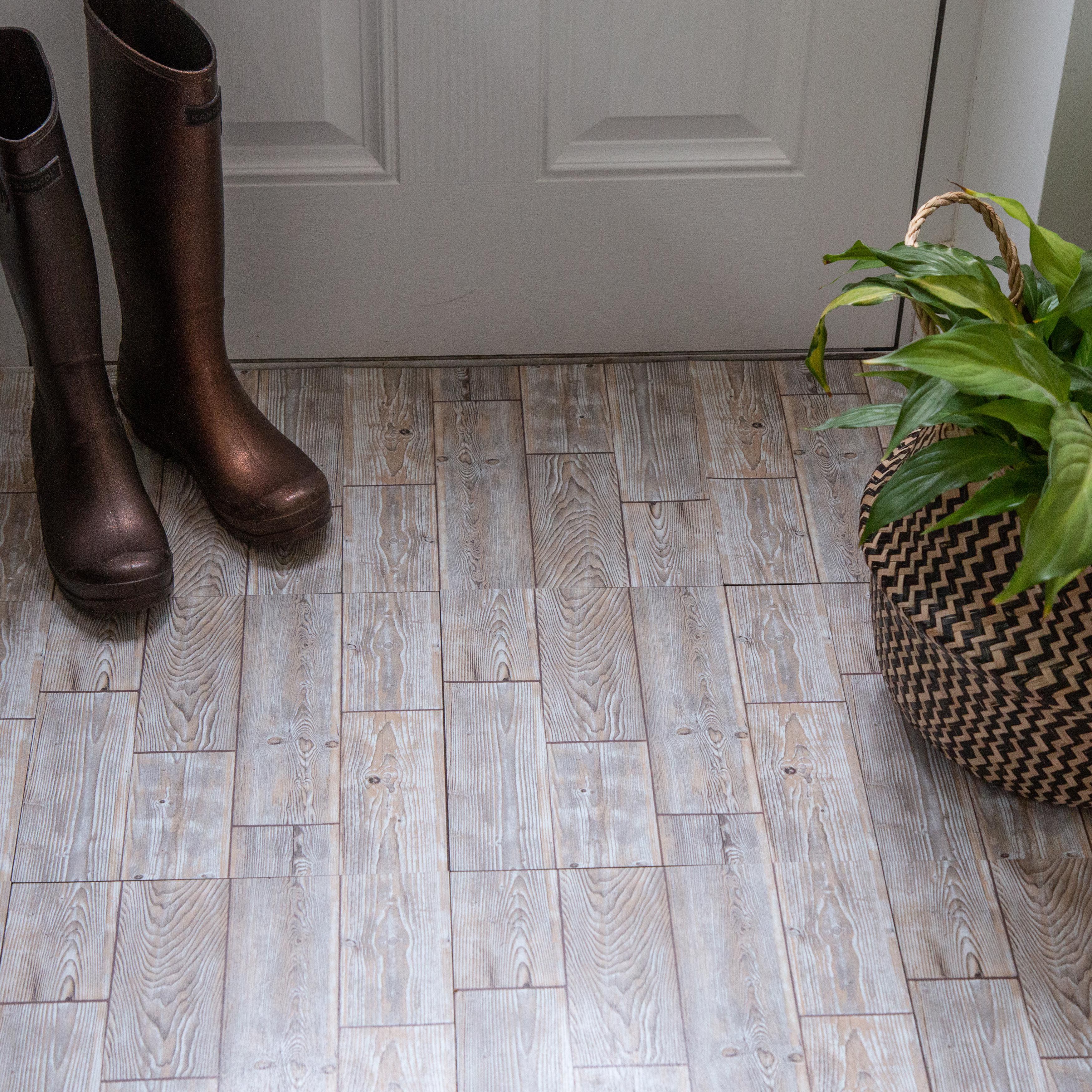 D-C-Fix Natural Rustic Oak Wood effect Self-adhesive Vinyl tile - 3