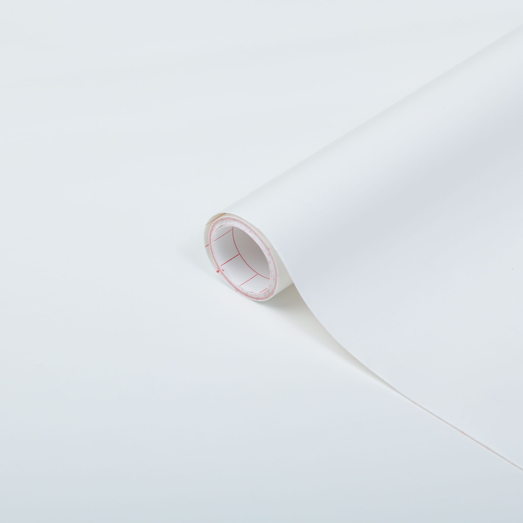 D-C-Fix Plain Matt White Self-adhesive film (L)2m (W)450mm