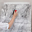 D-C-Fix Romeo Gloss Grey Marble effect Self-adhesive film (L)2.1m (W)900mm
