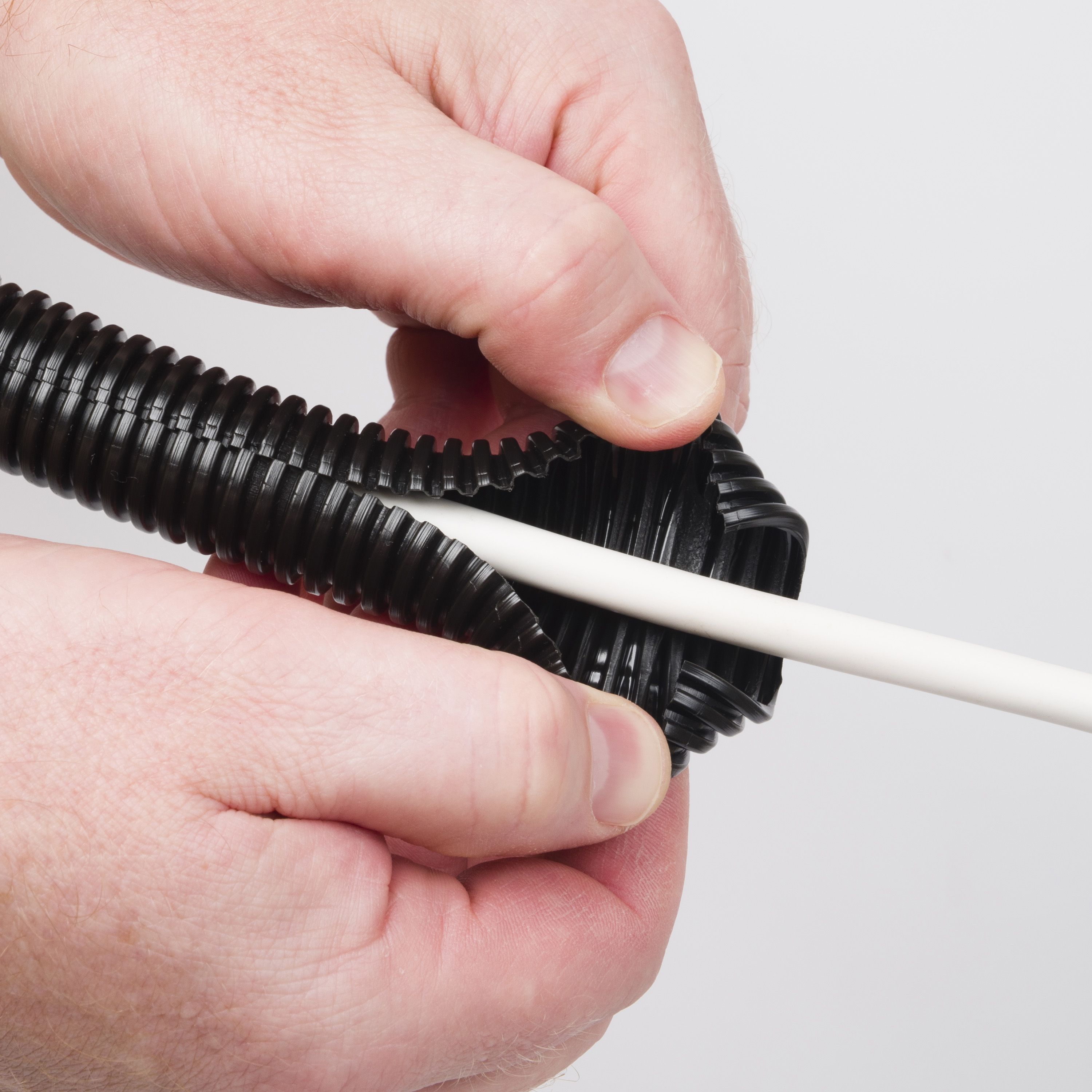 D-Line Black 19.5mm Cable wrap, (L)1.1m