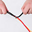 D-Line Black 6mm Cable wrap, (L)3m
