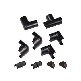 D-Line Black Mini 10 Piece Accessory pack (D)15mm, (W)30mm