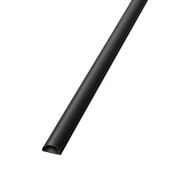 D-Line Black Semi-circle Trunking length,(W)30mm (L)2m (H)15mm