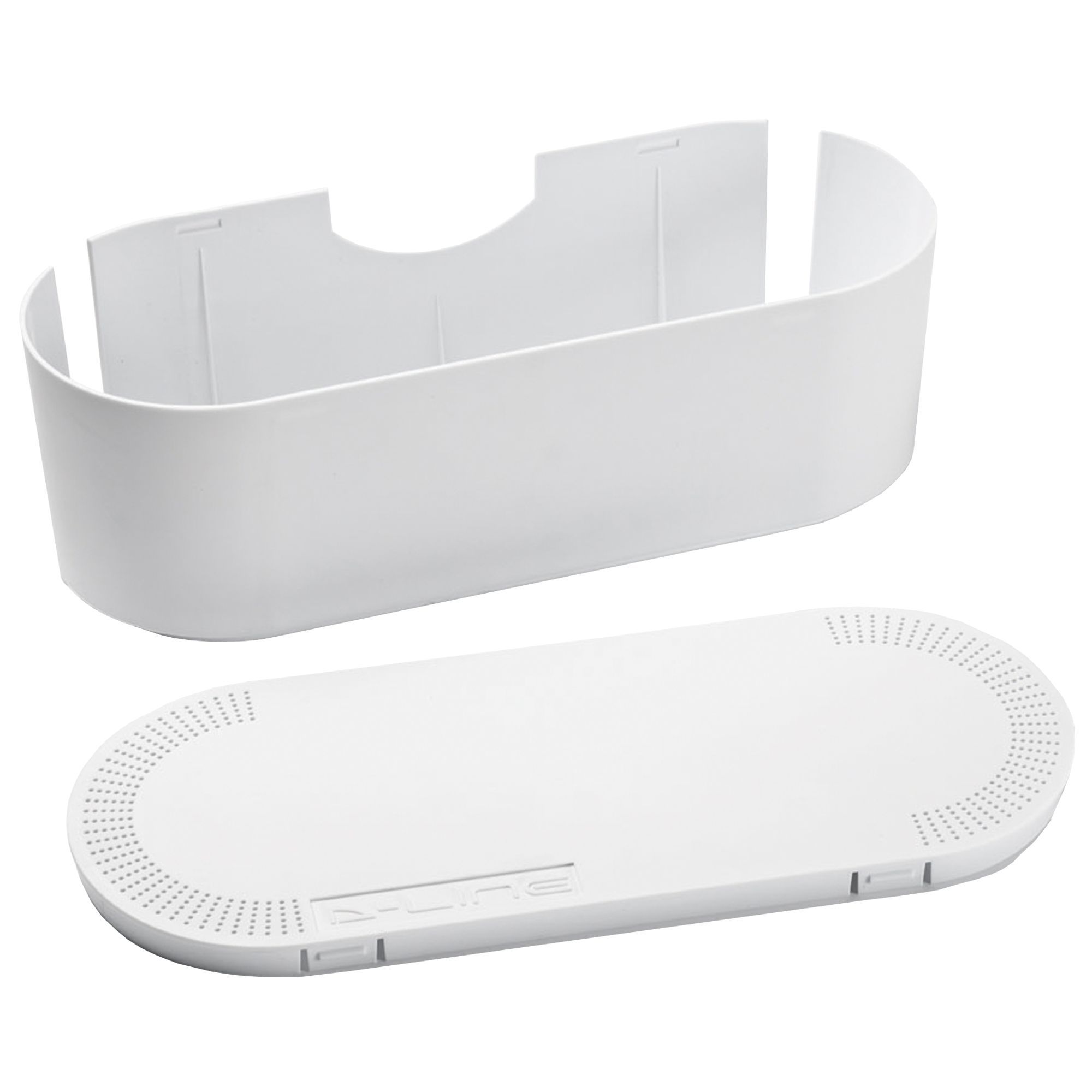 D-Line Large White Cable tidy unit