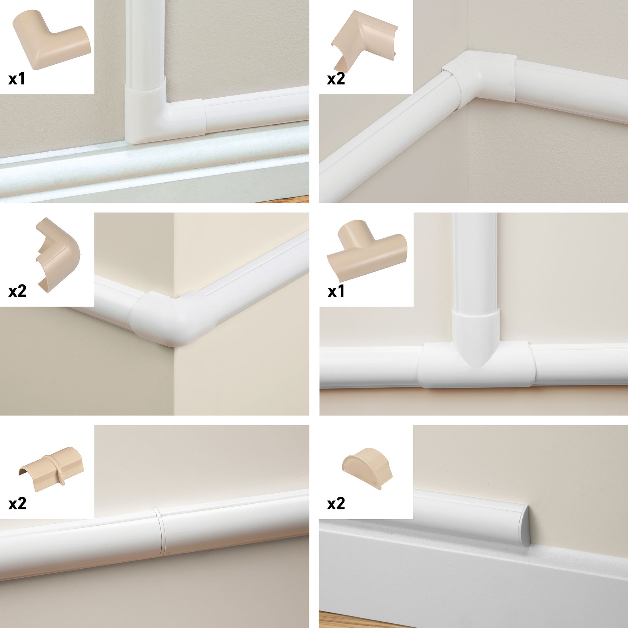 D-Line Magnolia Mini 10 Piece Accessory pack (D)15mm, (W)30mm