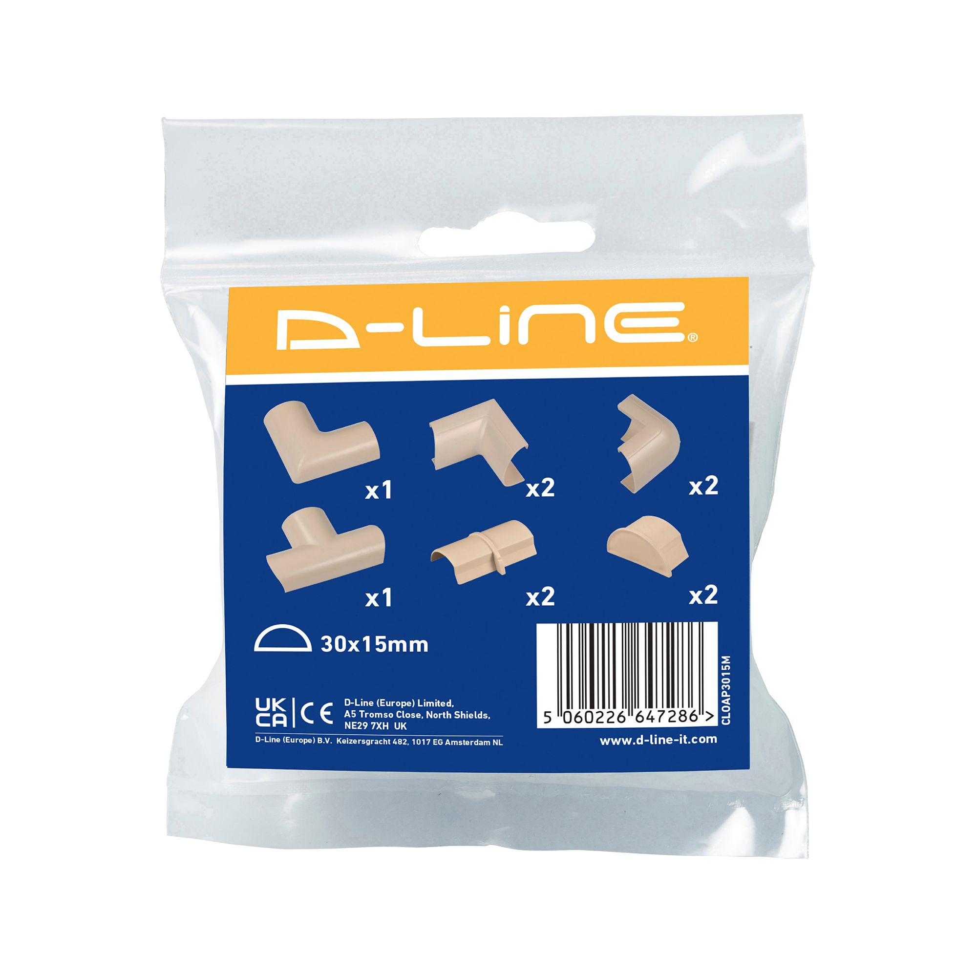 D-Line Magnolia Mini 10 Piece Accessory pack (D)15mm, (W)30mm